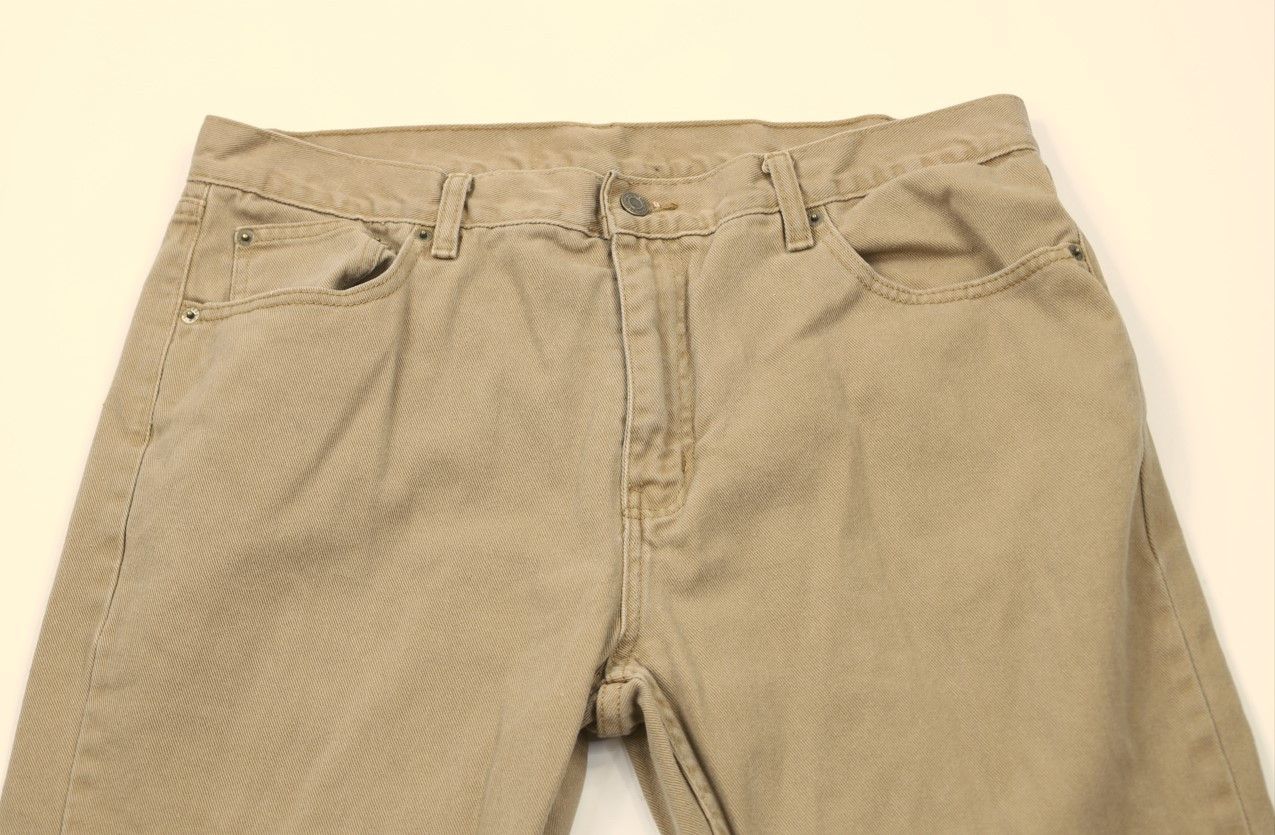 Vintage Vintage Y2K Streetwear Lined Wide Leg Denim Jeans Beige Size US 38 / EU 54 - 3 Thumbnail