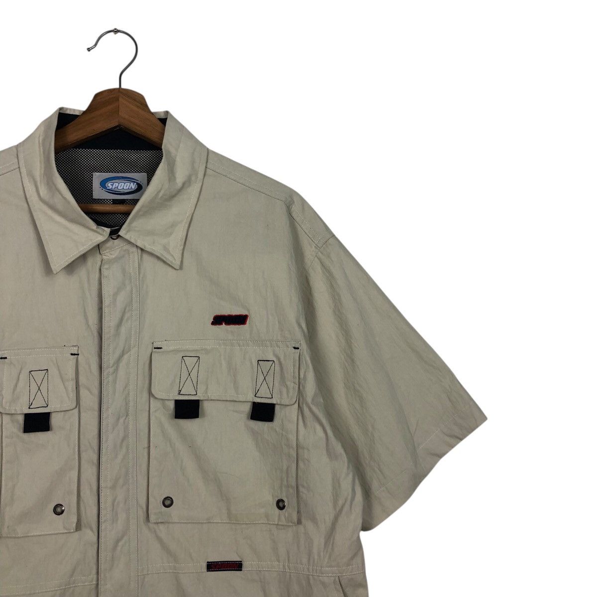 Japanese Brand 📌Vintage Bowling Shirt Spoon Short Sleeve Small Logo Size US L / EU 52-54 / 3 - 8 Thumbnail