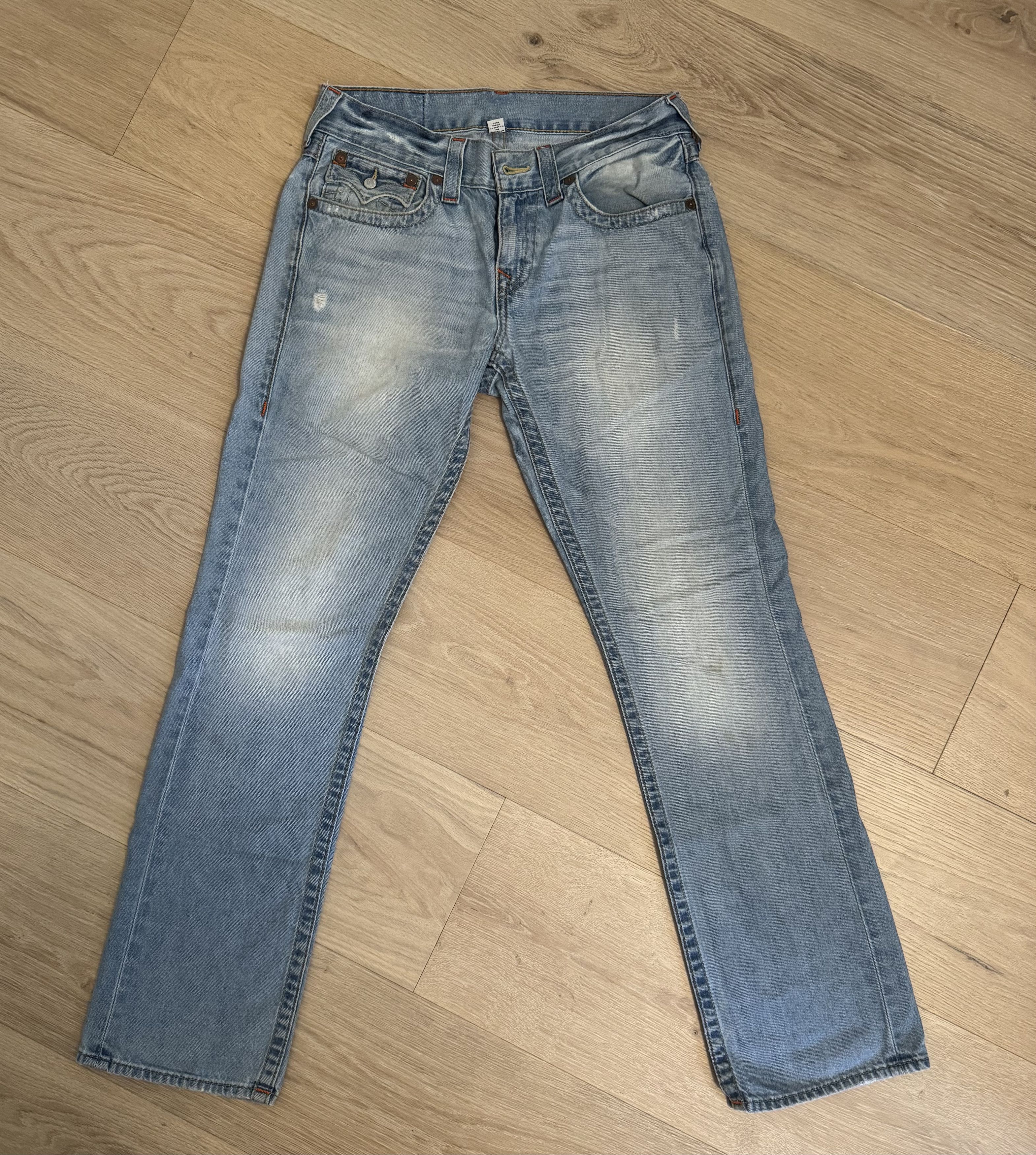 True Religion Hand Picked Straight Mens Jean Size US 31 - 1 Thumbnail