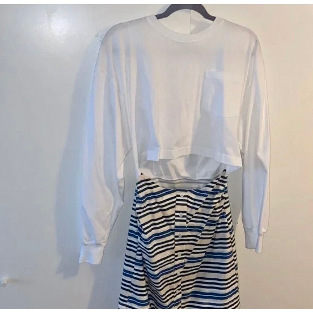 Zara Zara CONTRAST DRESS WITH CUT-OUT DETAIL Size M / US 6-8 / IT 42-44 - 5 Thumbnail