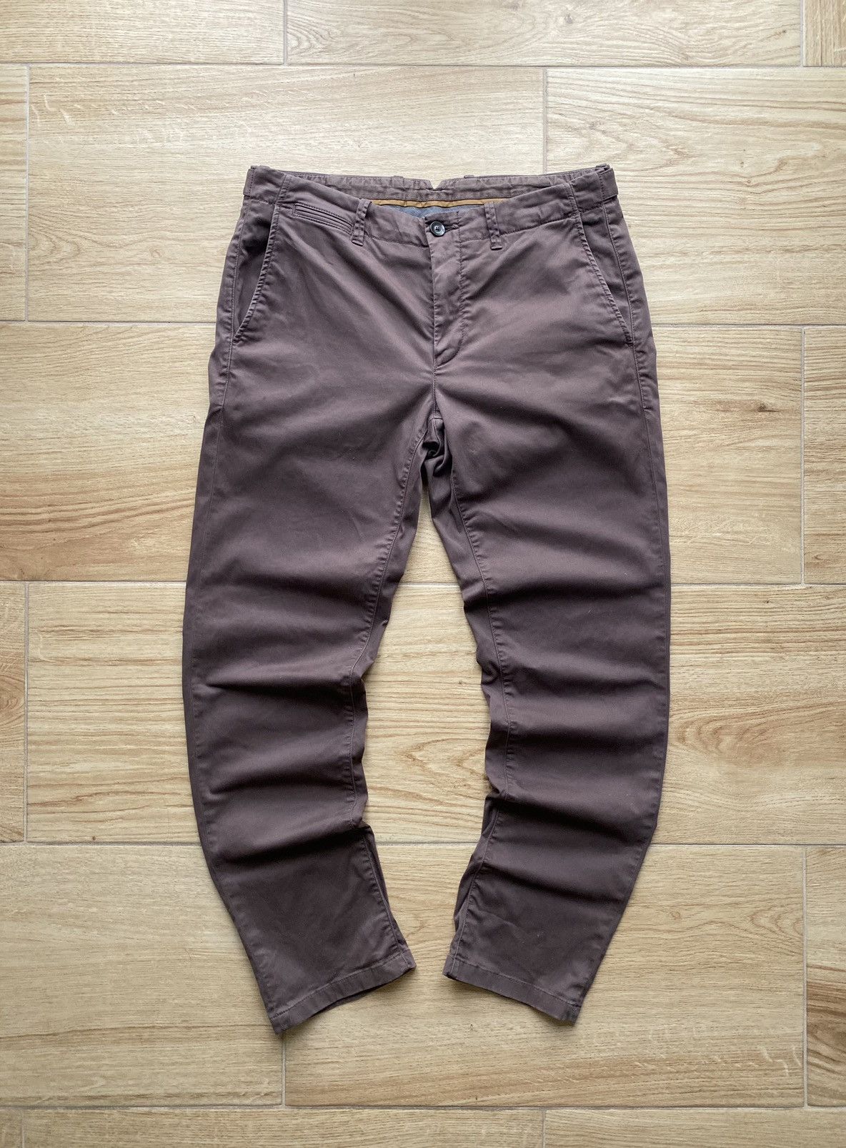 Corneliani Corneliani Pants Nude Burgundy size 50 Size US 32 / EU 48 - 3 Thumbnail
