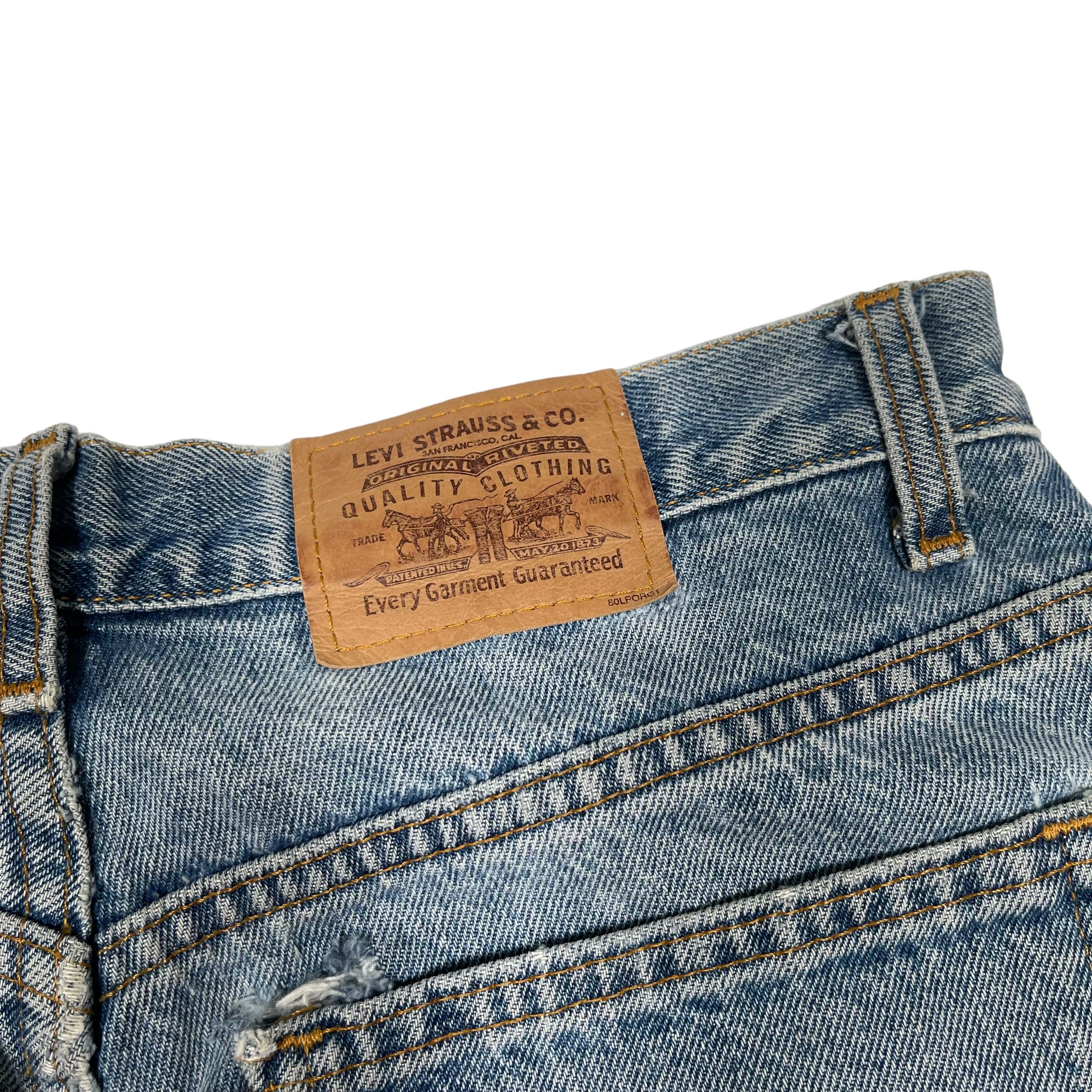 Hedi Slimane × Levi's × Vintage Vintage 1970s Levis Orange Tab Washed Distressed Denim Jeans Size US 30 / EU 46 - 10 Thumbnail