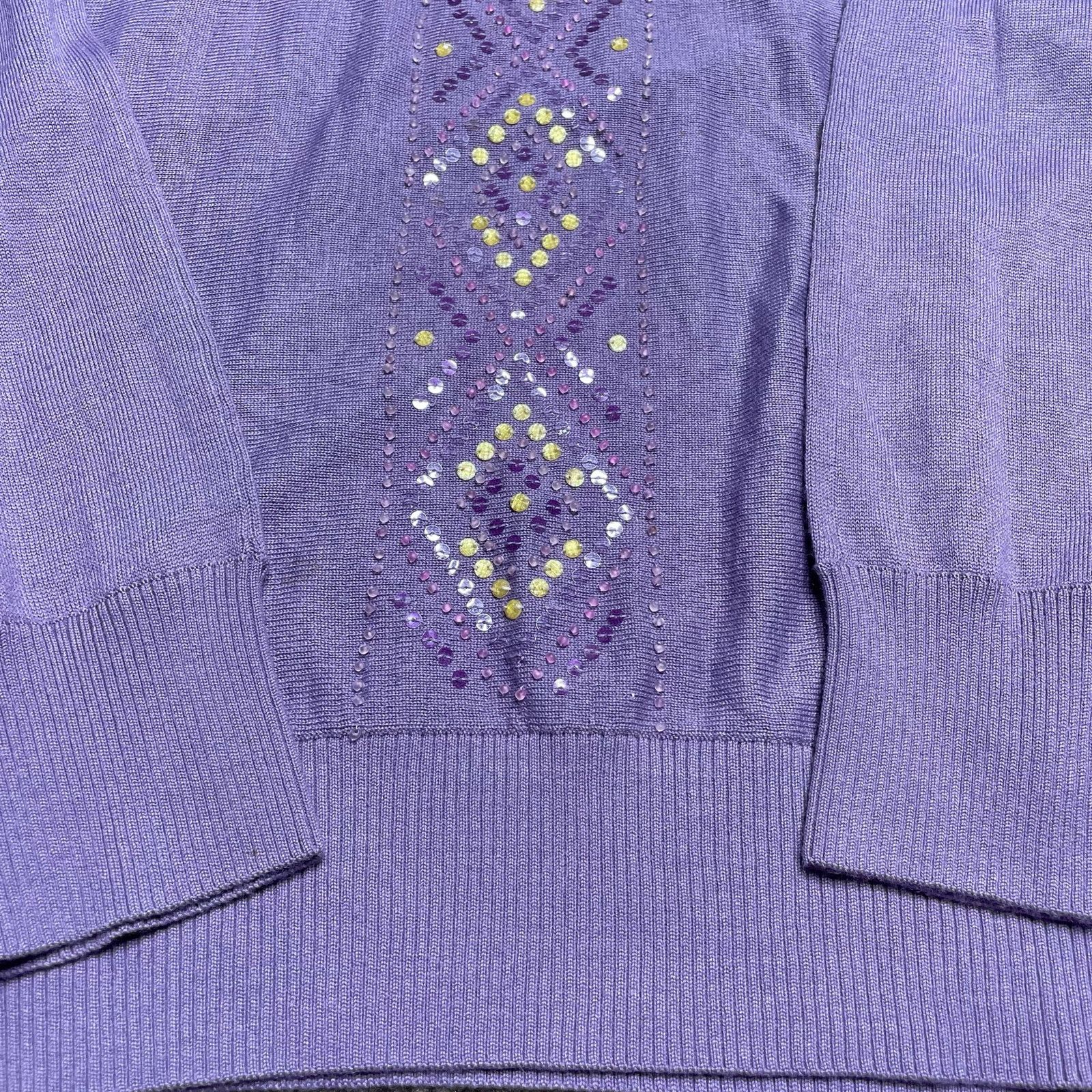 Other Alfredo Dunner Knit Sweater Size XL / US 12-14 / IT 48-50 - 5 Thumbnail