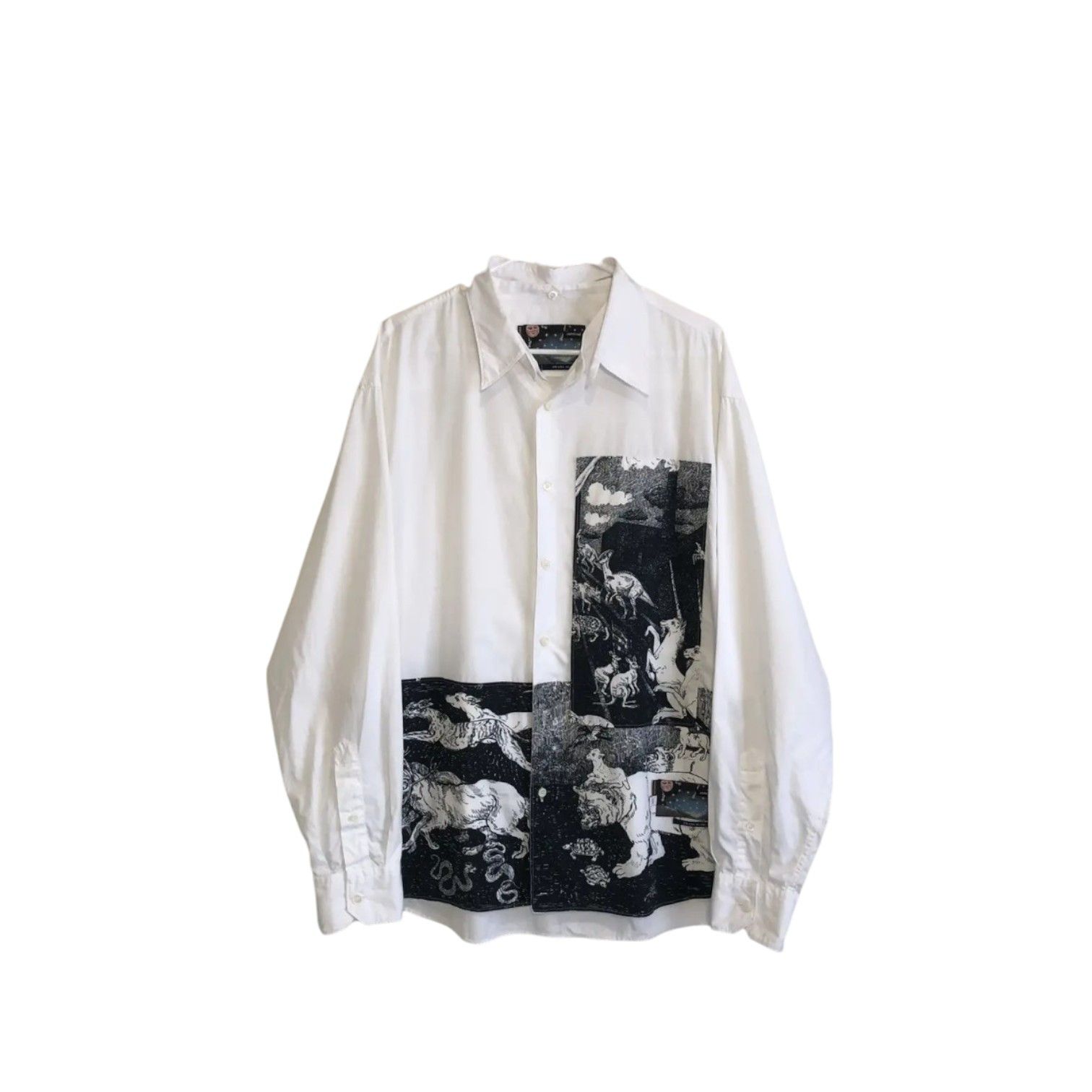 Prada Prada Survival Utopia Detachable Collar Button Up Size US XXL / EU 58 / 5 - 1 Thumbnail