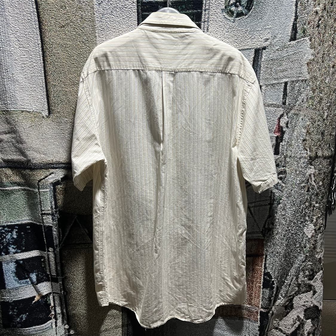 Stussy Stussy Authentic embroidery Flower Stripe Shirt Size US L / EU 52-54 / 3 - 5 Thumbnail
