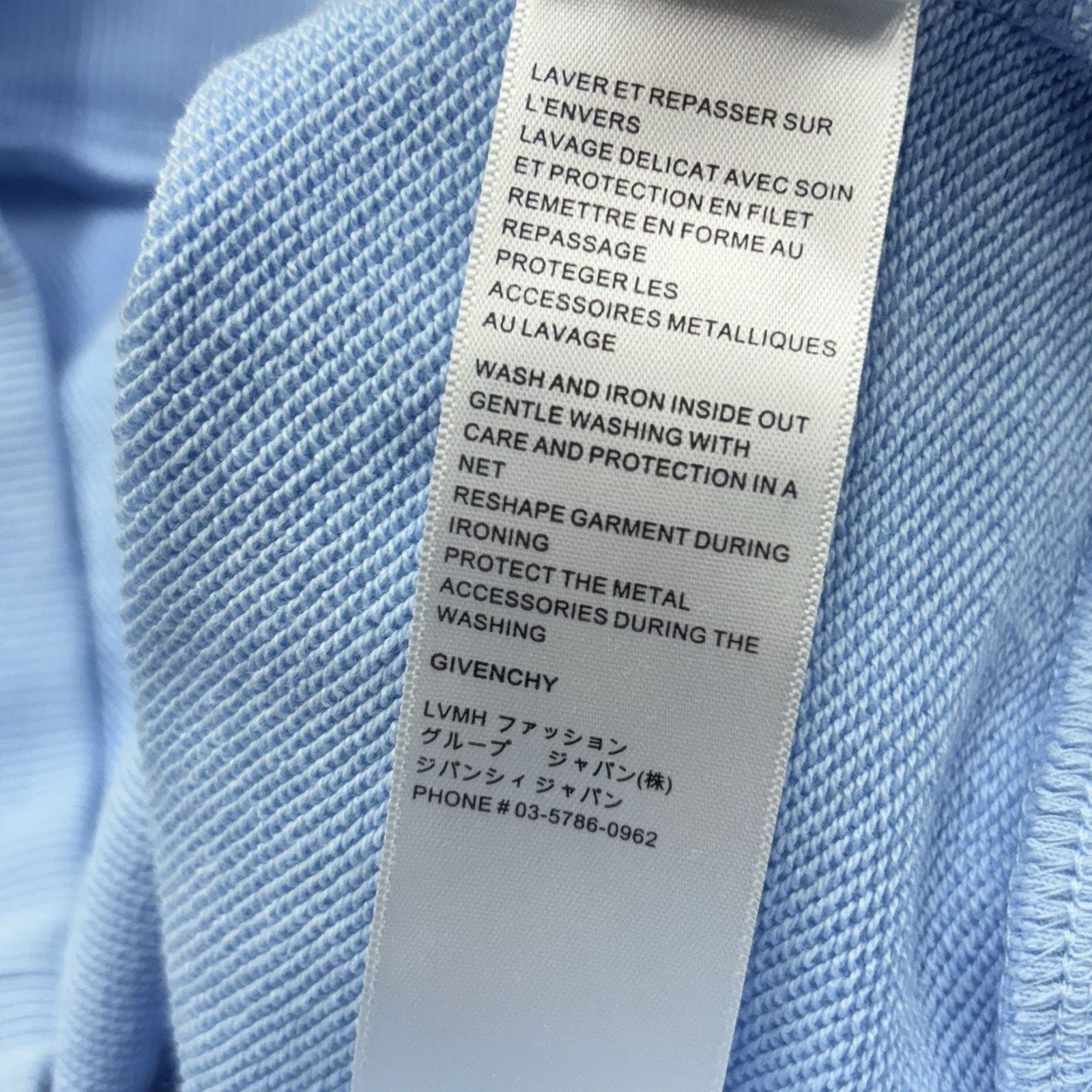 Givenchy Givenchy Refracted Embroidered Hoodie ' Baby Blue ' | CLEAN! Size US S / EU 44-46 / 1 - 13 Thumbnail
