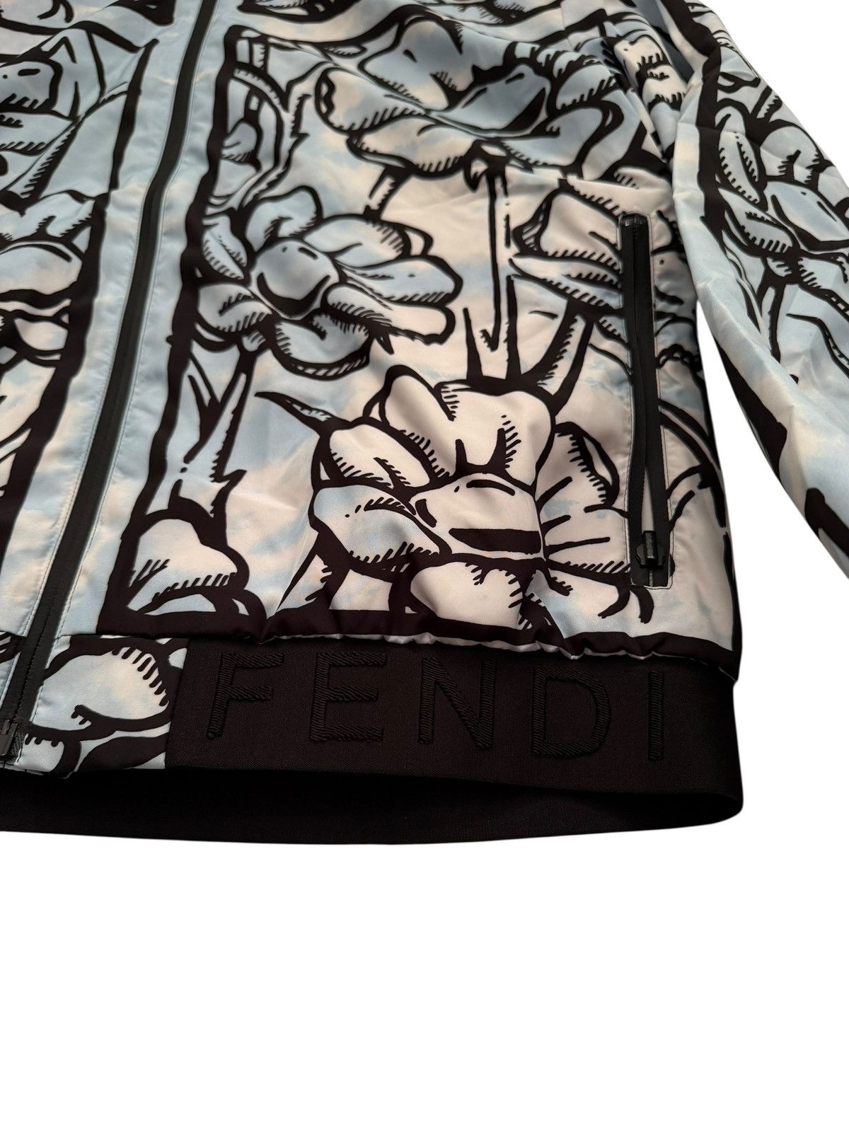 Fendi x Joshua Vides Sketch Flowers Windbreaker Size US M / EU 48-50 / 2 - 4 Thumbnail