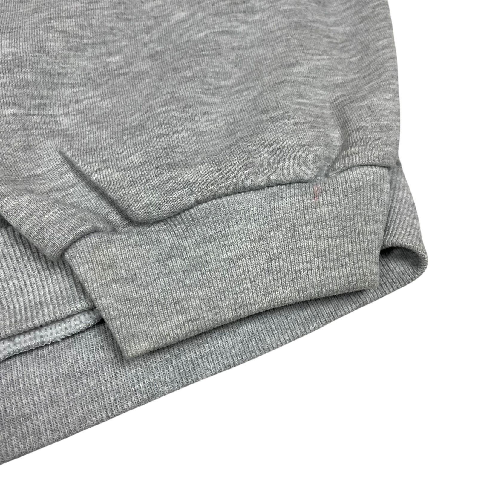 Nike × Vintage Vintage Nike Men’s Heather Gray Solo Swoosh Sweatshirt XL Size US XL / EU 56 / 4 - 4 Thumbnail