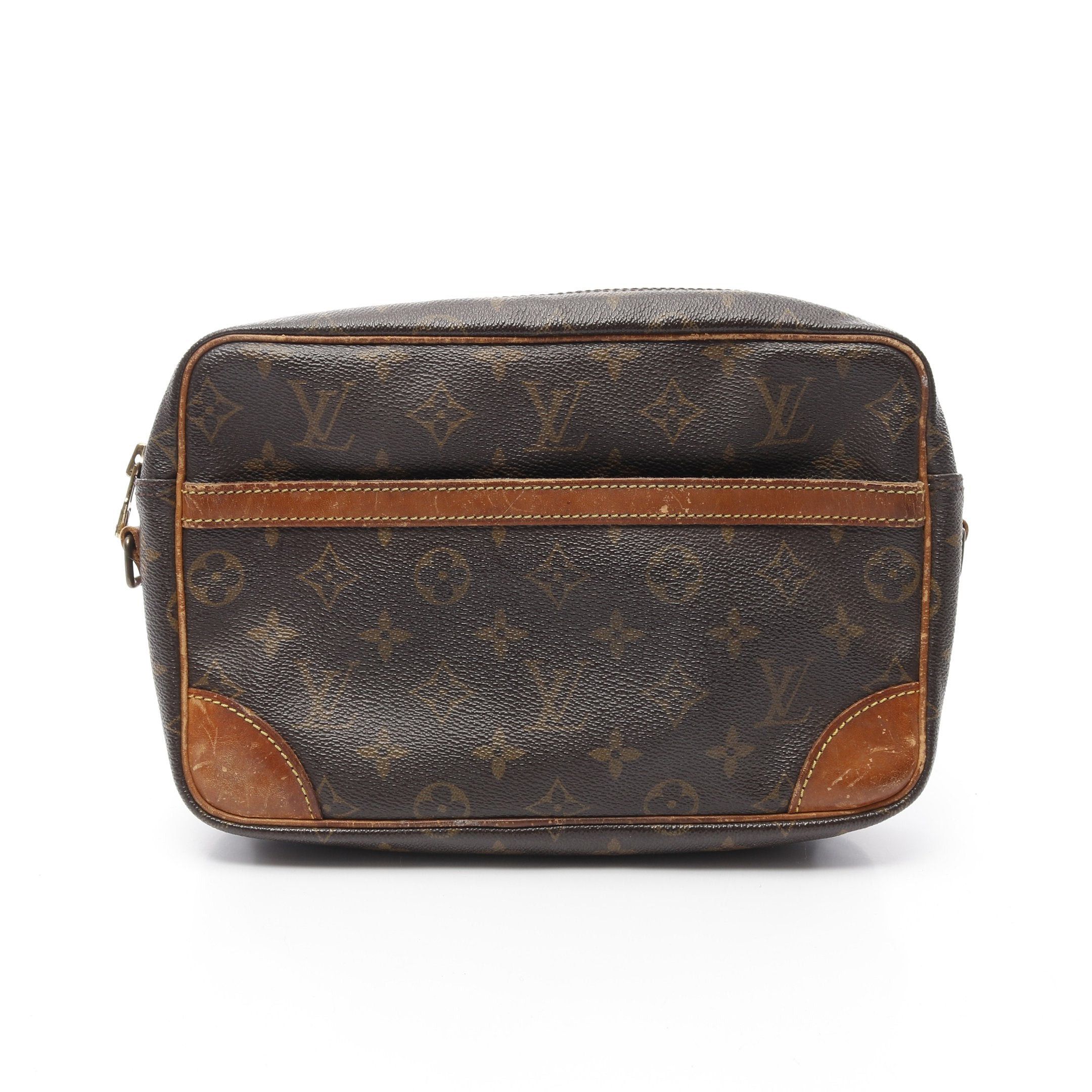 Louis Vuitton Louis Vuitton Trocadero 27 Monogram Shoulder Bag Leather Brown Size ONE SIZE - 1 Thumbnail