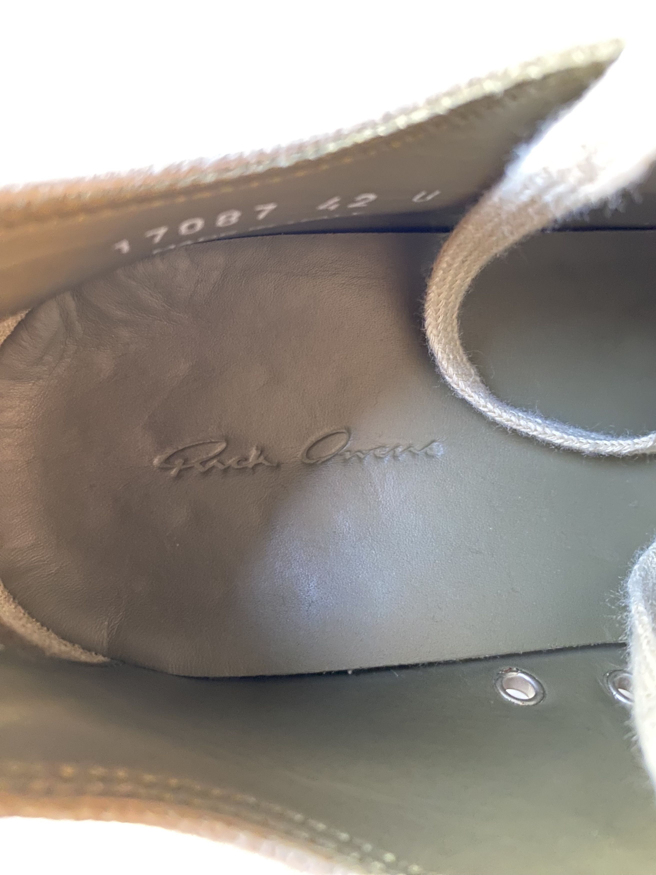 Rick Owens Rick Owens Grey Suede Low Ramones Size 42 Size US 9 / EU 42 - 4 Thumbnail