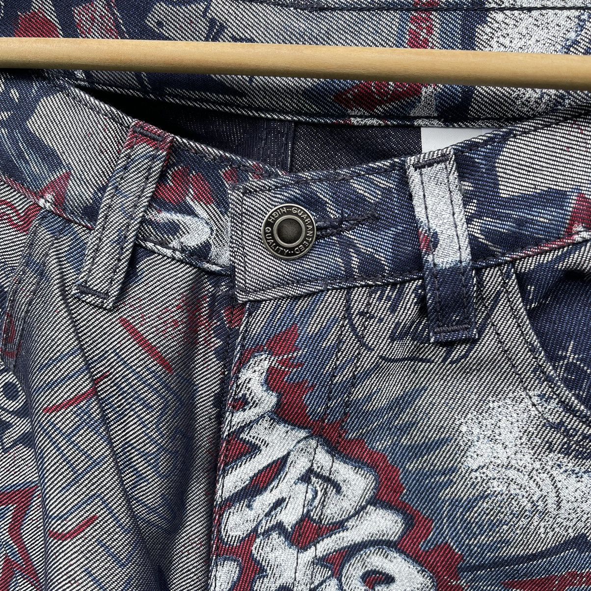 Affliction × JNCO × Vintage Y2K Wide Leg Graffiti Denim baggy skate vintage hip hop rap Size US 30 / EU 46 - 5 Thumbnail
