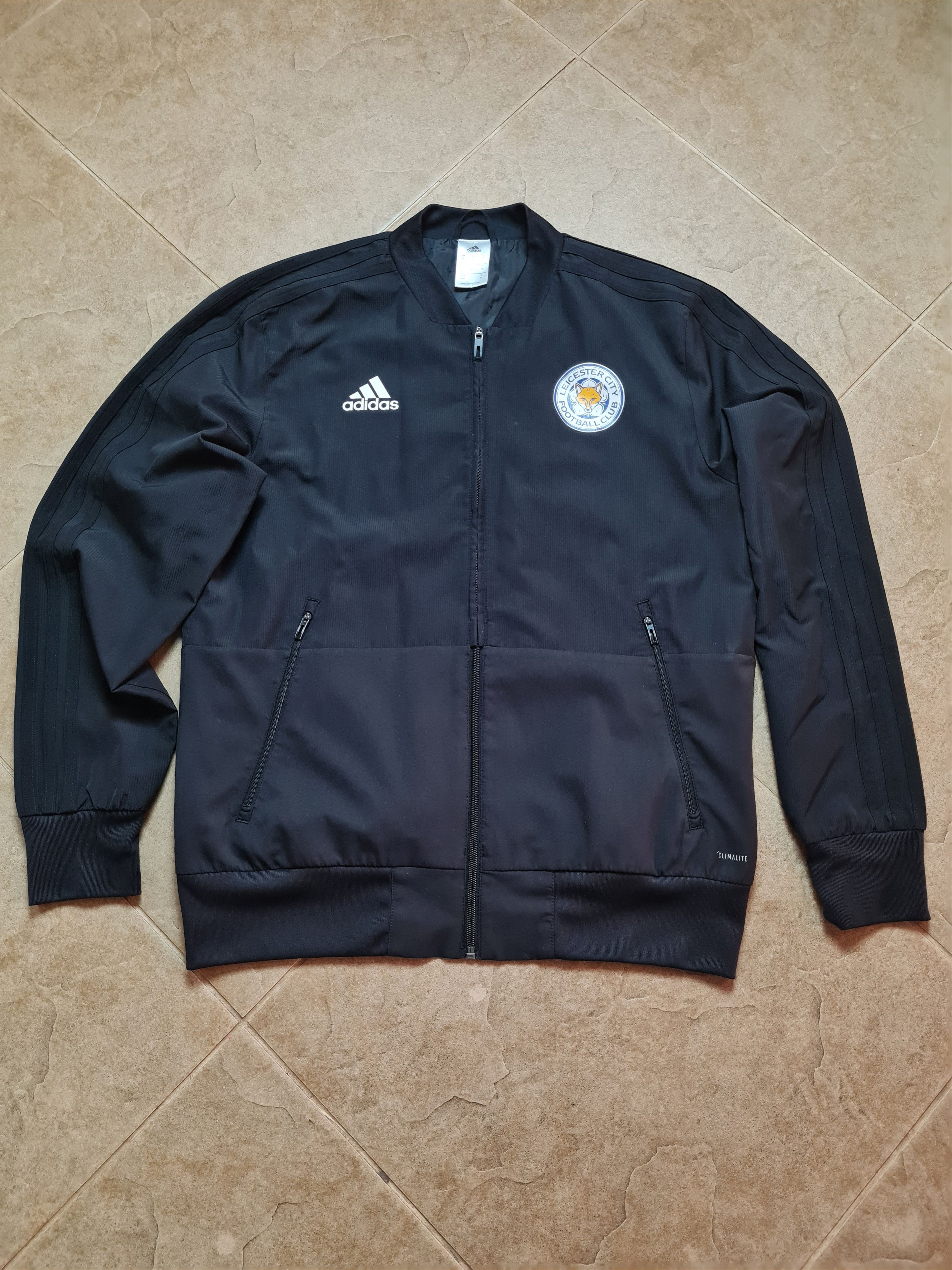 Adidas Football Jacket Leicester City Soccer Training Top Adidas Size US M / EU 48-50 / 2 - 1 Thumbnail