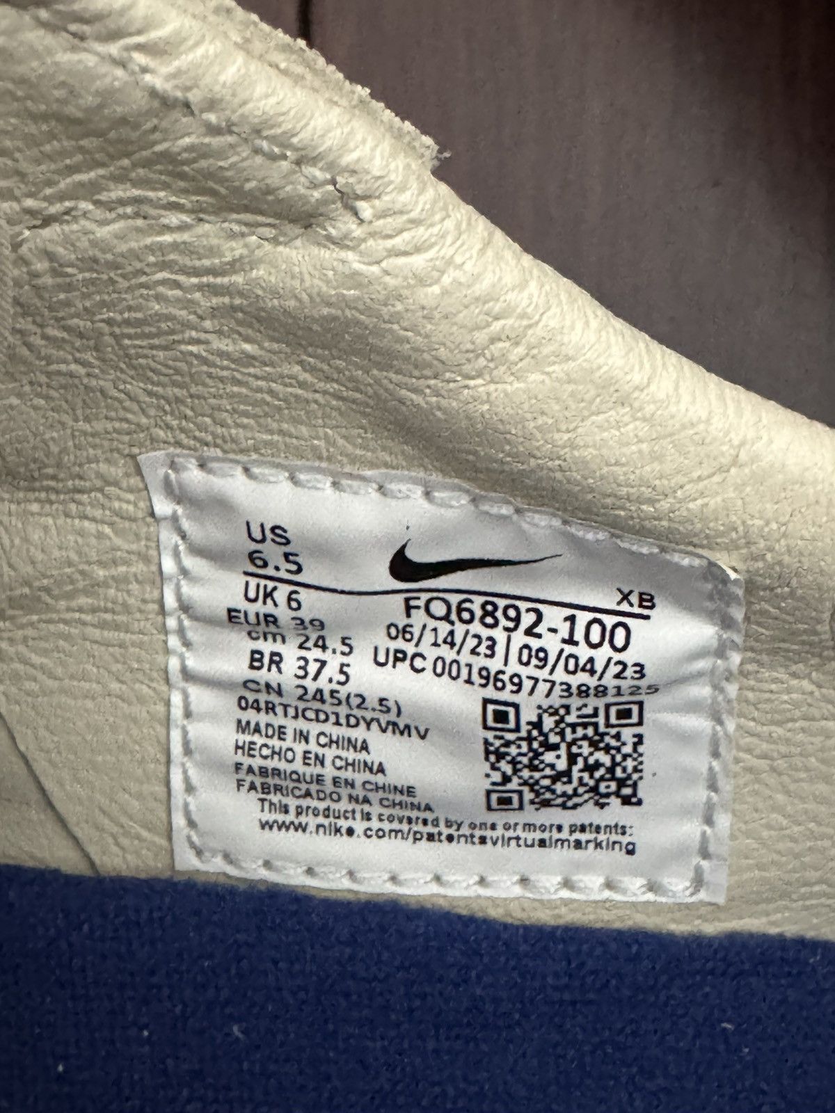 Bode × Nike Astro Grabber SP Size US 6.5 / EU 39-40 - 7 Thumbnail