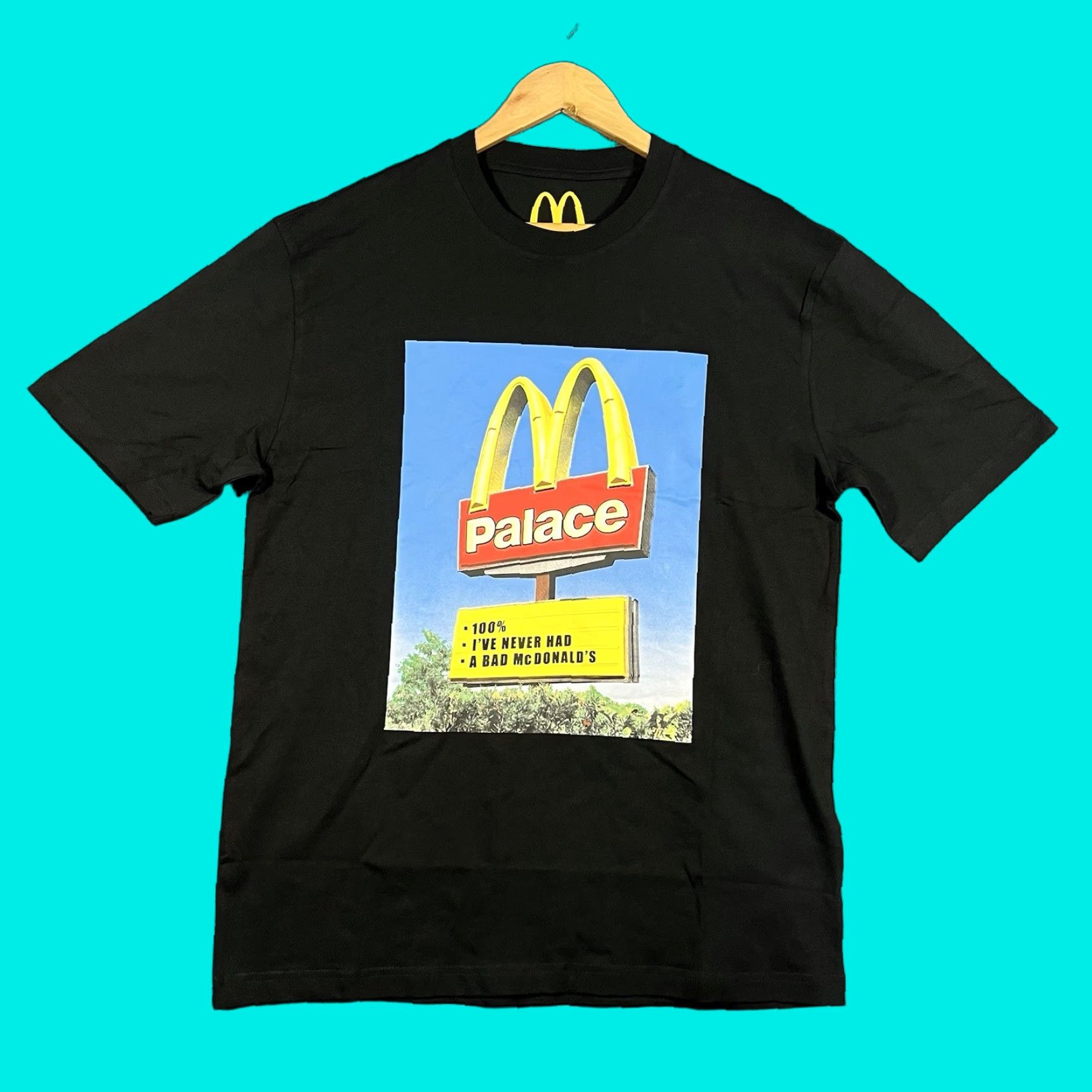 Palace Palace McDonald's Shirt Mens Large Black Golden Arches Logo Collab Tee Graphic Size US L / EU 52-54 / 3 - 1 Thumbnail