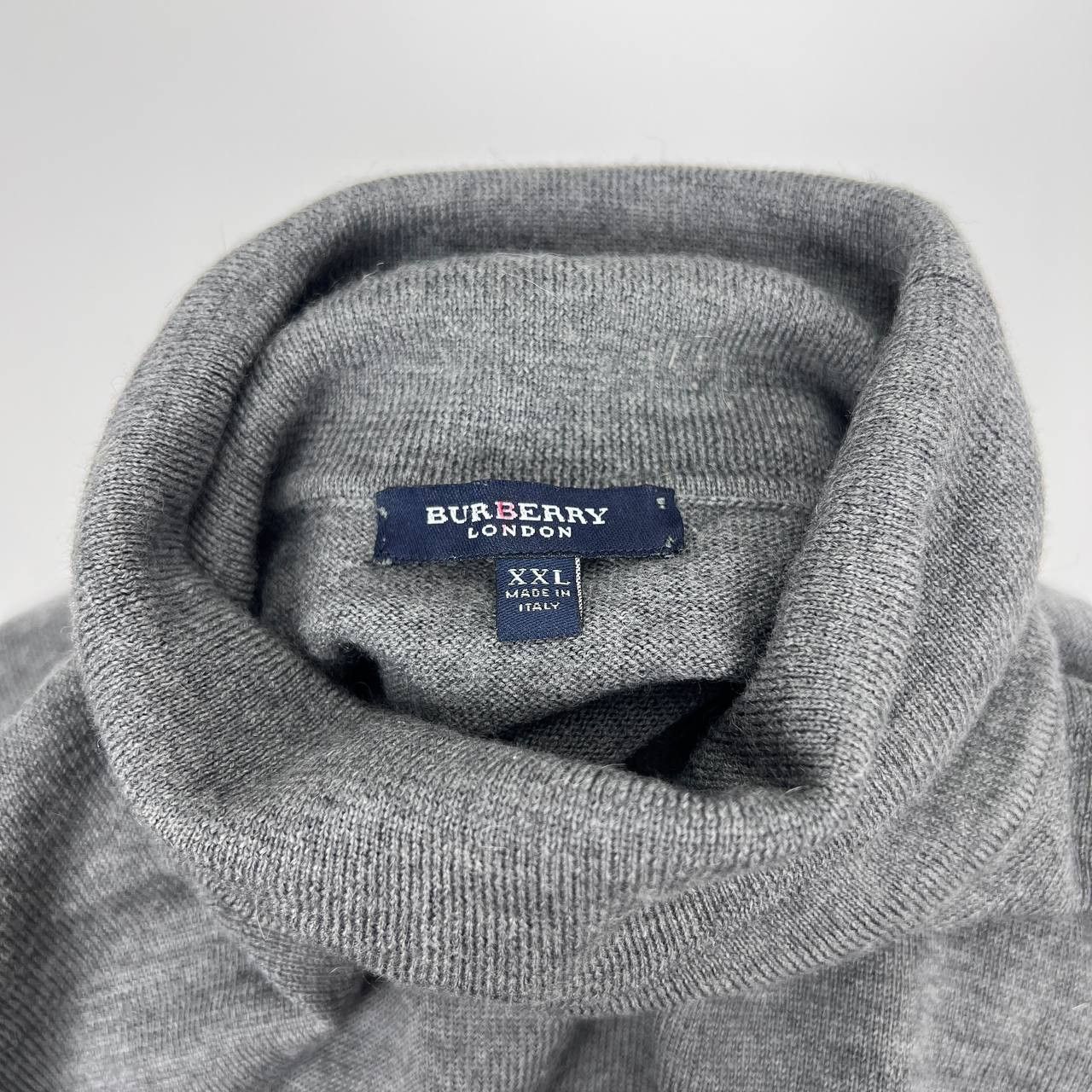 Burberry Burberry Sweater High Neck Gray Size XXL Size US XXL / EU 58 / 5 - 6 Thumbnail