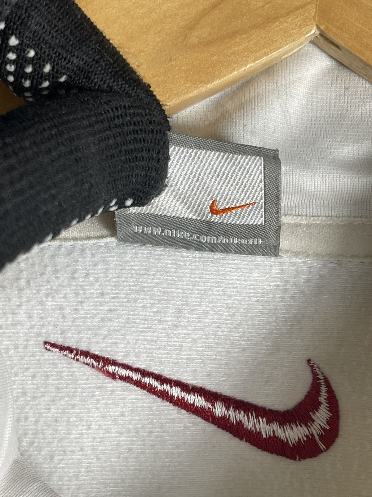 Nike × Vintage Vintage Nike swoosh Air force track top Size US L / EU 52-54 / 3 - 8 Thumbnail