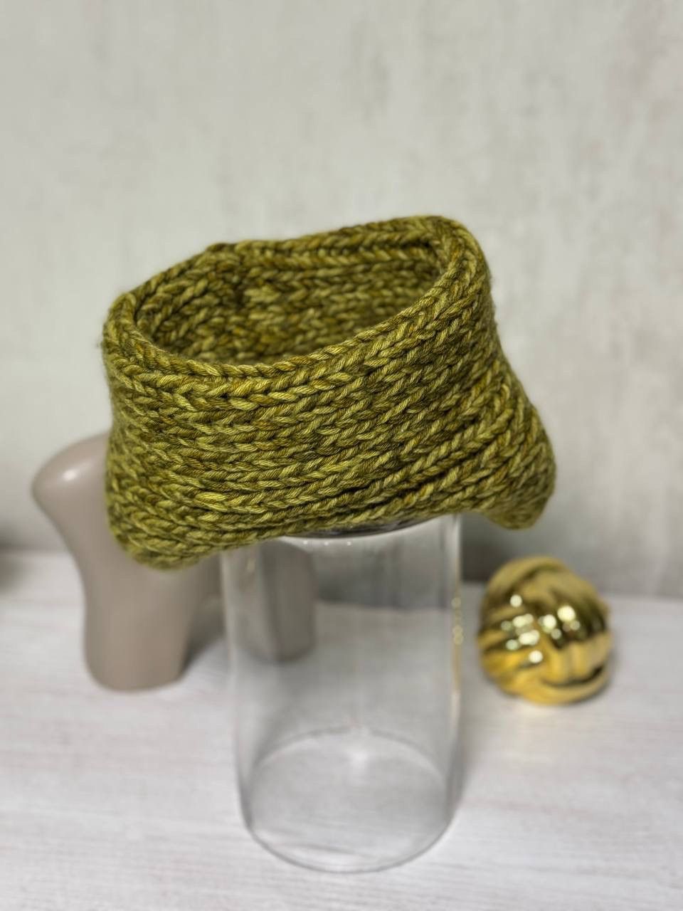 20471120 VTG Knit Throat Buff Custom Hand Made Y2K 00s USA Size ONE SIZE - 4 Thumbnail