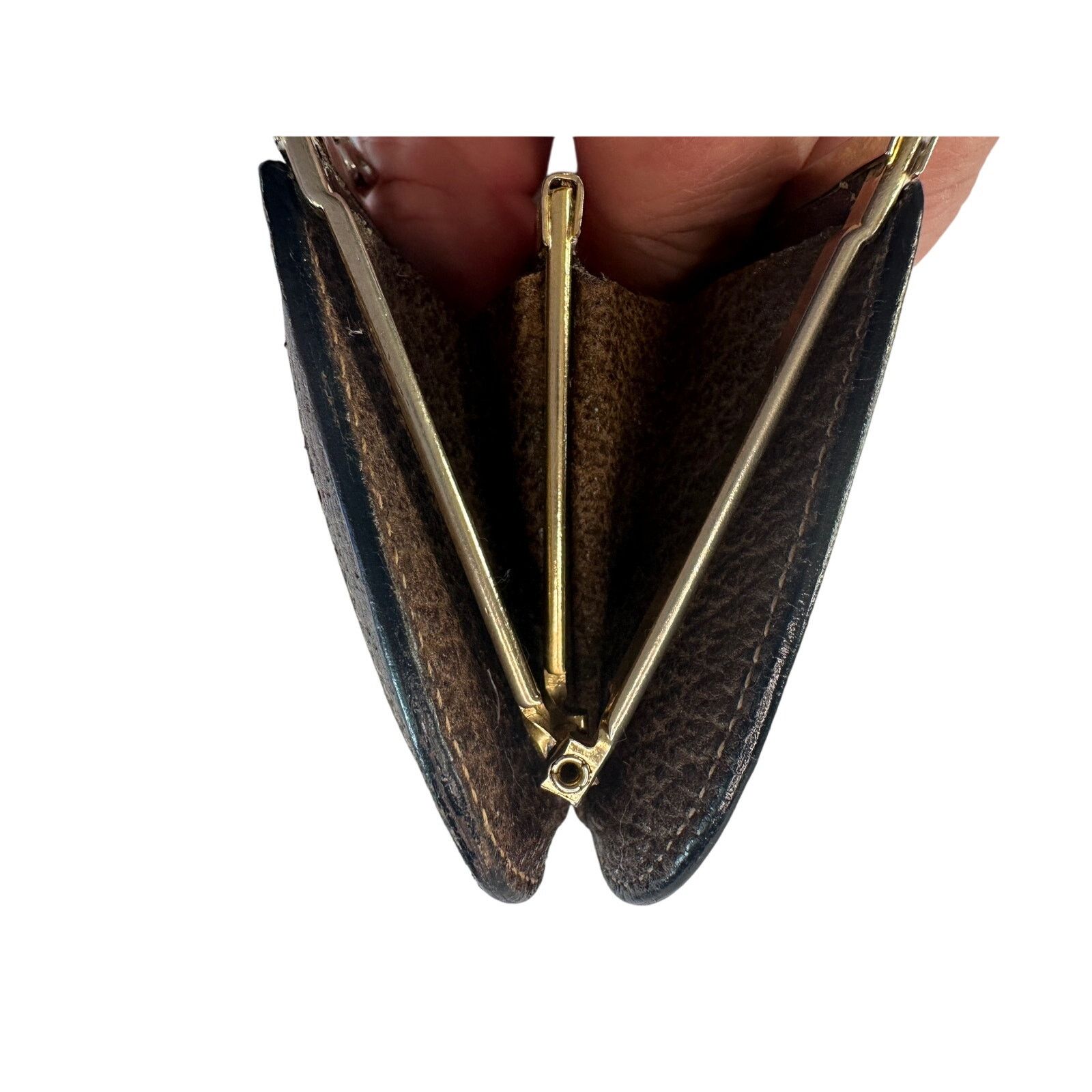 Gucci Gucci GG Kiss Lock Coin Pouch - Great Vintage Gucci Find! Size ONE SIZE - 18 Thumbnail