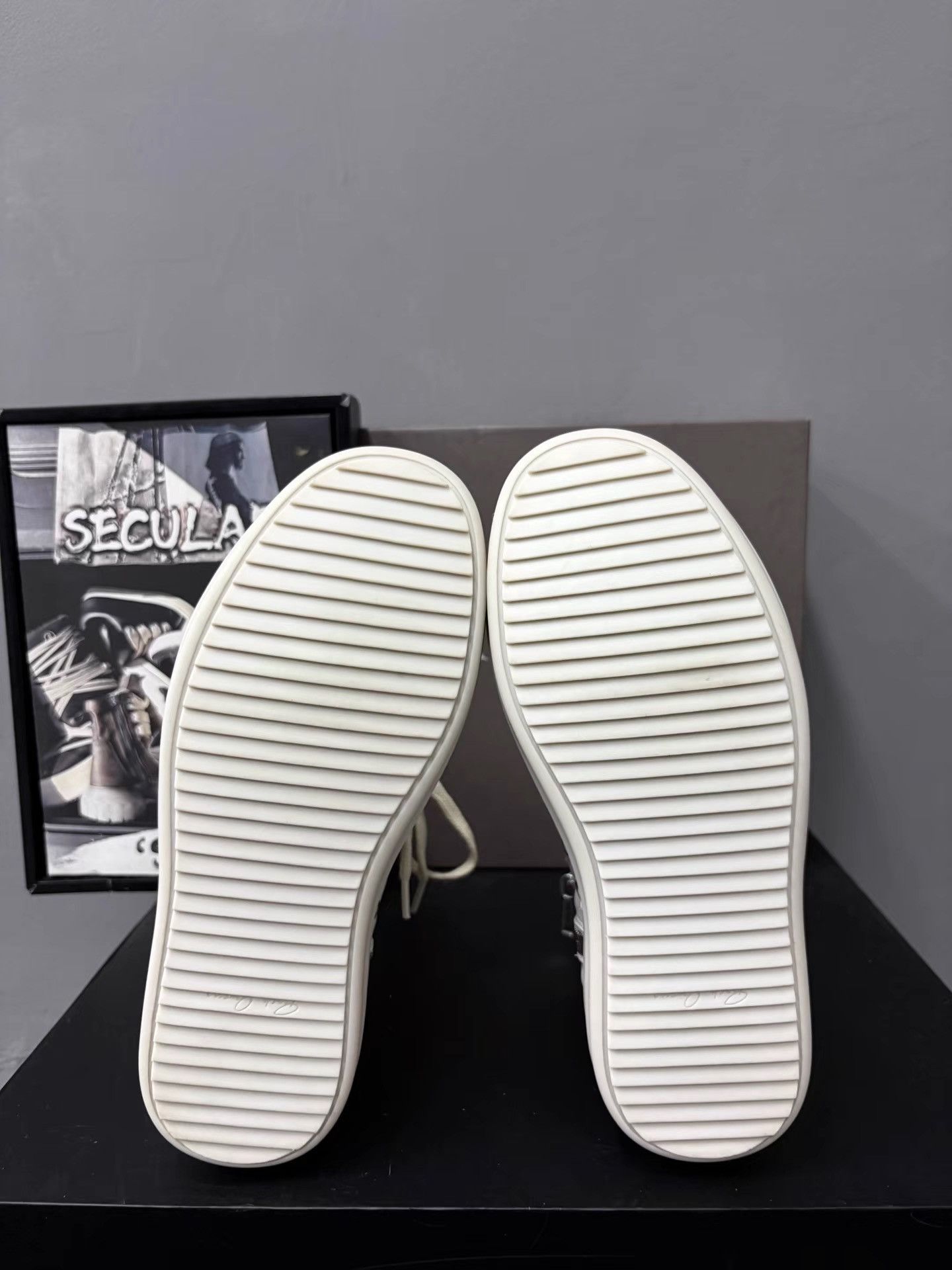Rick Owens Rick Owens Mainline Milk White Ramones High-Tops K34 Size US 6 / IT 36 - 8 Thumbnail