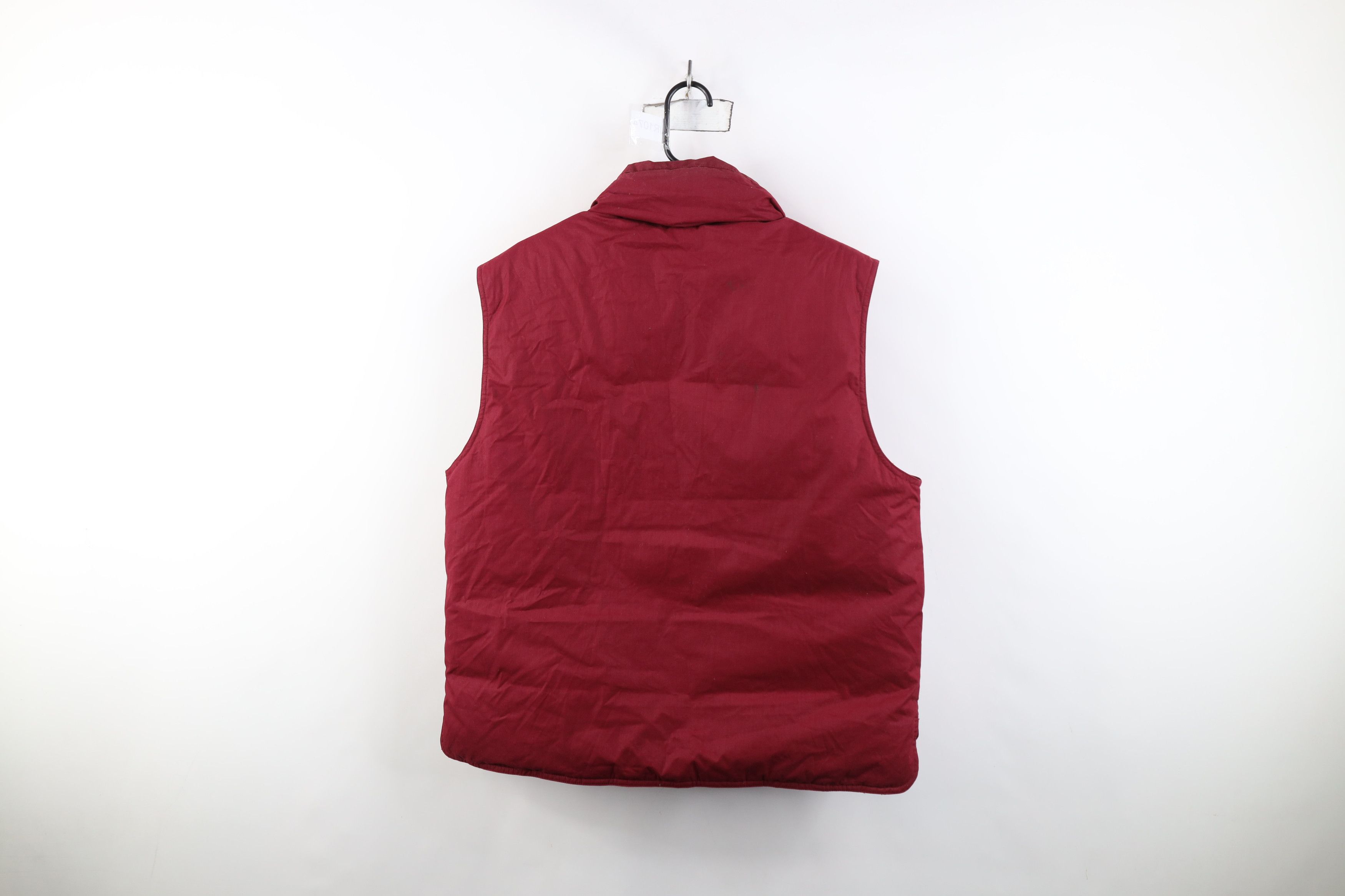 Eddie Bauer Vintage 90s Eddie Bauer Duck Down Puffer Vest Jacket Red Size M / US 6-8 / IT 42-44 - 14 Thumbnail