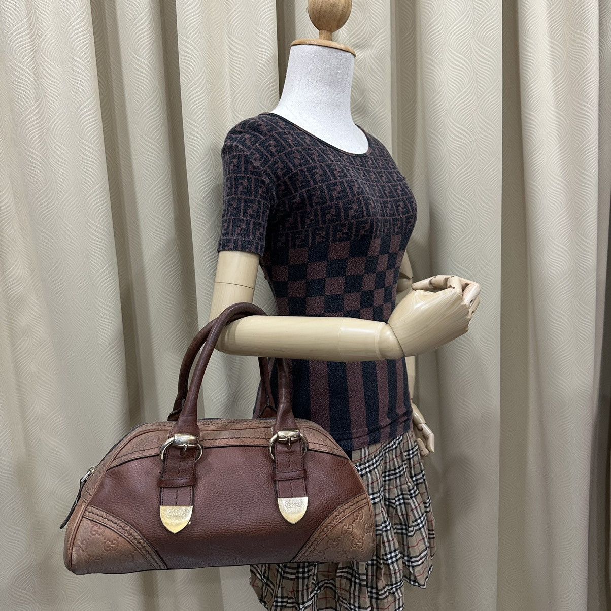 ‼️LASTDROP‼️ GUCCI BROWN GUCCISSIMA SIGNORIA LARGE DOME BAG