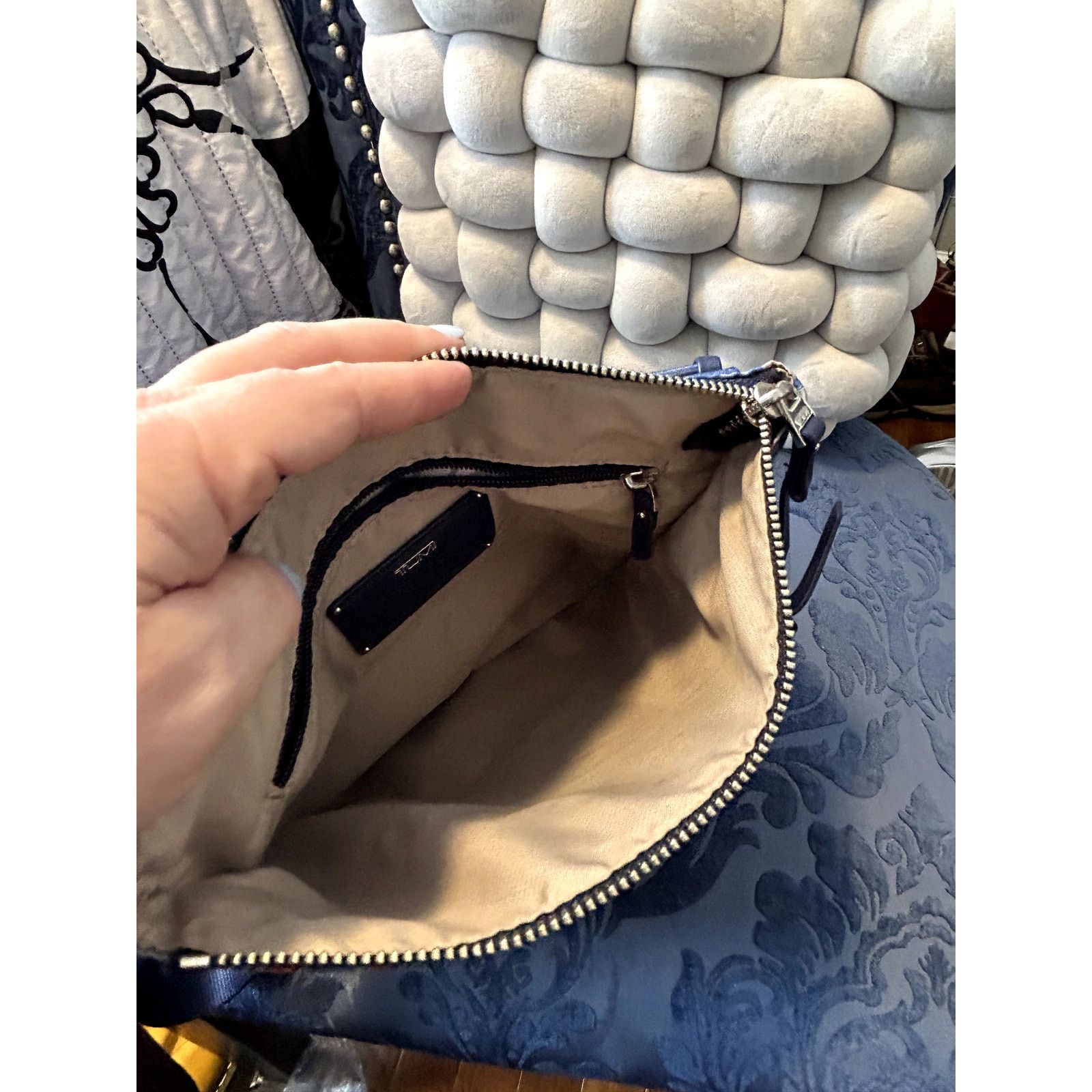 Tumi Tumi Voyageur Calera Crossbody Cayenne Tile Blue White Size ONE SIZE - 6 Thumbnail