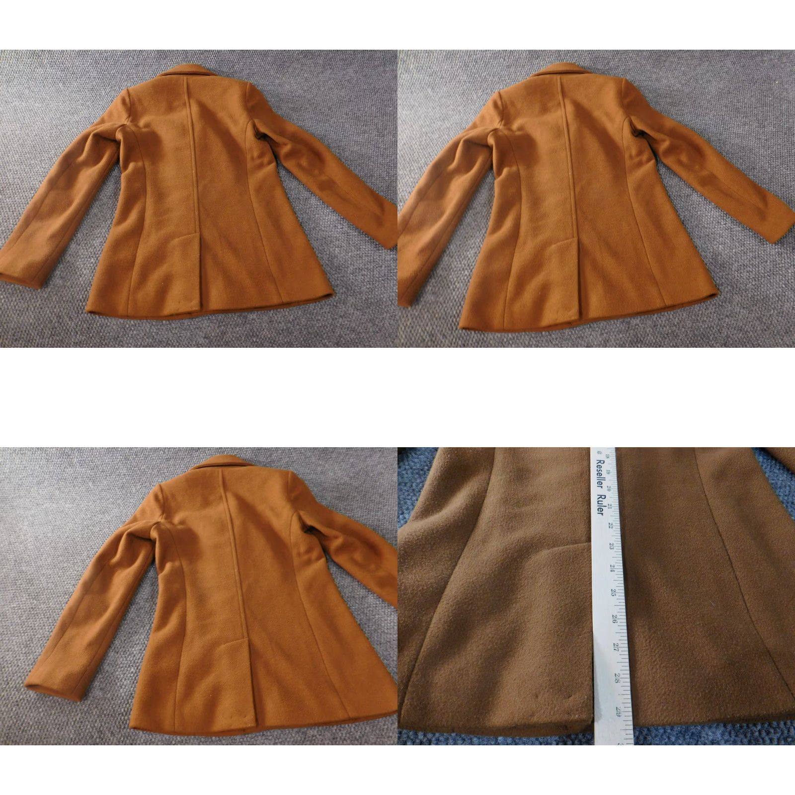 Old Navy Old Navy Jacket Coat Trench Womens XS Brown Acrylic Wool Button Full Zip Lightweight Casual Size XS / US 0-2 / IT 36-38 - 8 Thumbnail