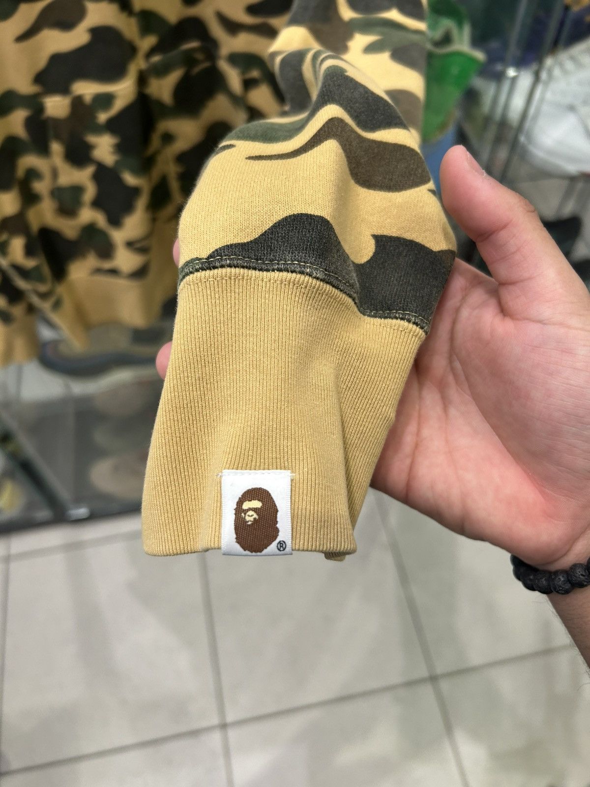 Bape Bape 1st camo yellow ape full zip up hoodie Size US XL / EU 56 / 4 - 4 Thumbnail