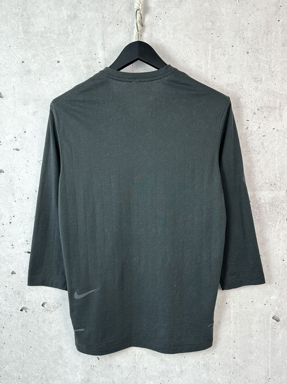 Nike Nike Rise 365 Tech Pack 3/4 Sleeve Black Running Jumper Top Size US M / EU 48-50 / 2 - 7 Thumbnail