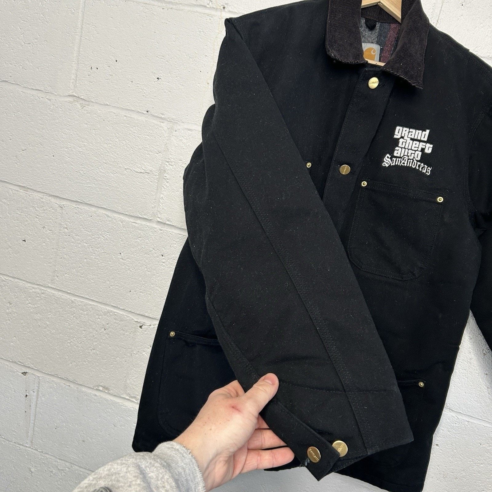 Carhartt Vintage Carhartt X GTA San Andreas Chore Coat “Black” C01 Size US S / EU 44-46 / 1 - 9 Thumbnail