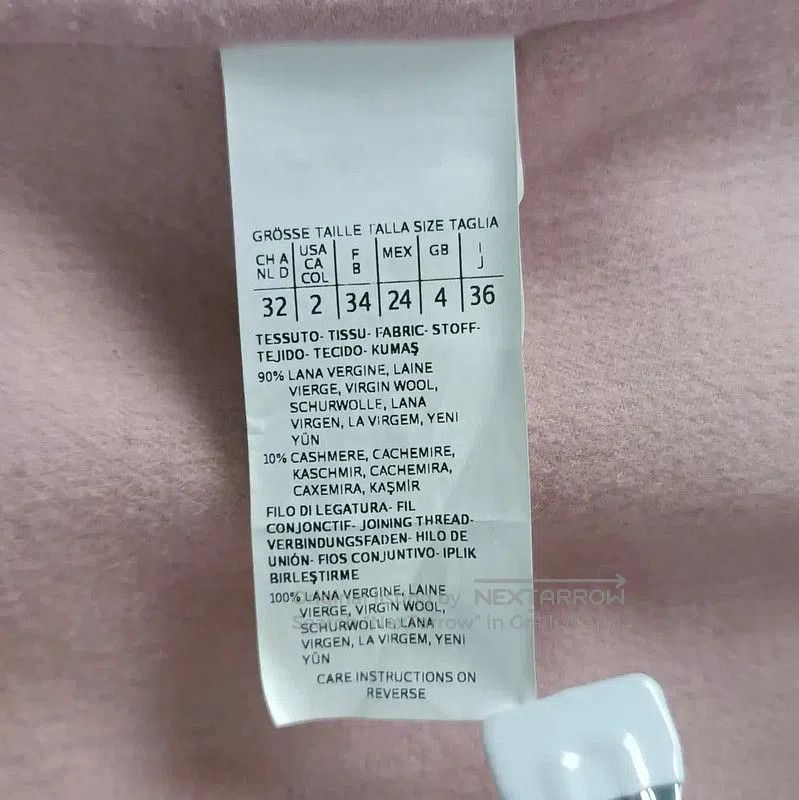 Max Mara MaxMara Pink Wool Women's Coat . Size XS / US 0-2 / IT 36-38 - 7 Thumbnail