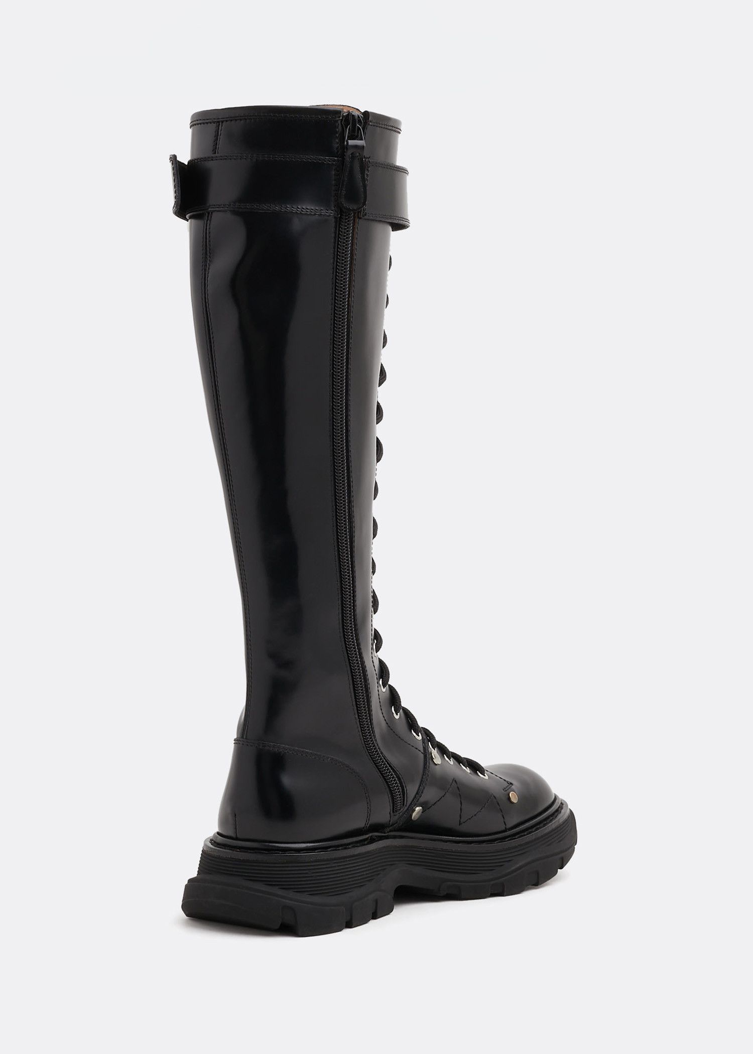 Alexander McQueen o1y0225 Boots in Black Size US 8.5 / IT 38.5 - 3 Thumbnail