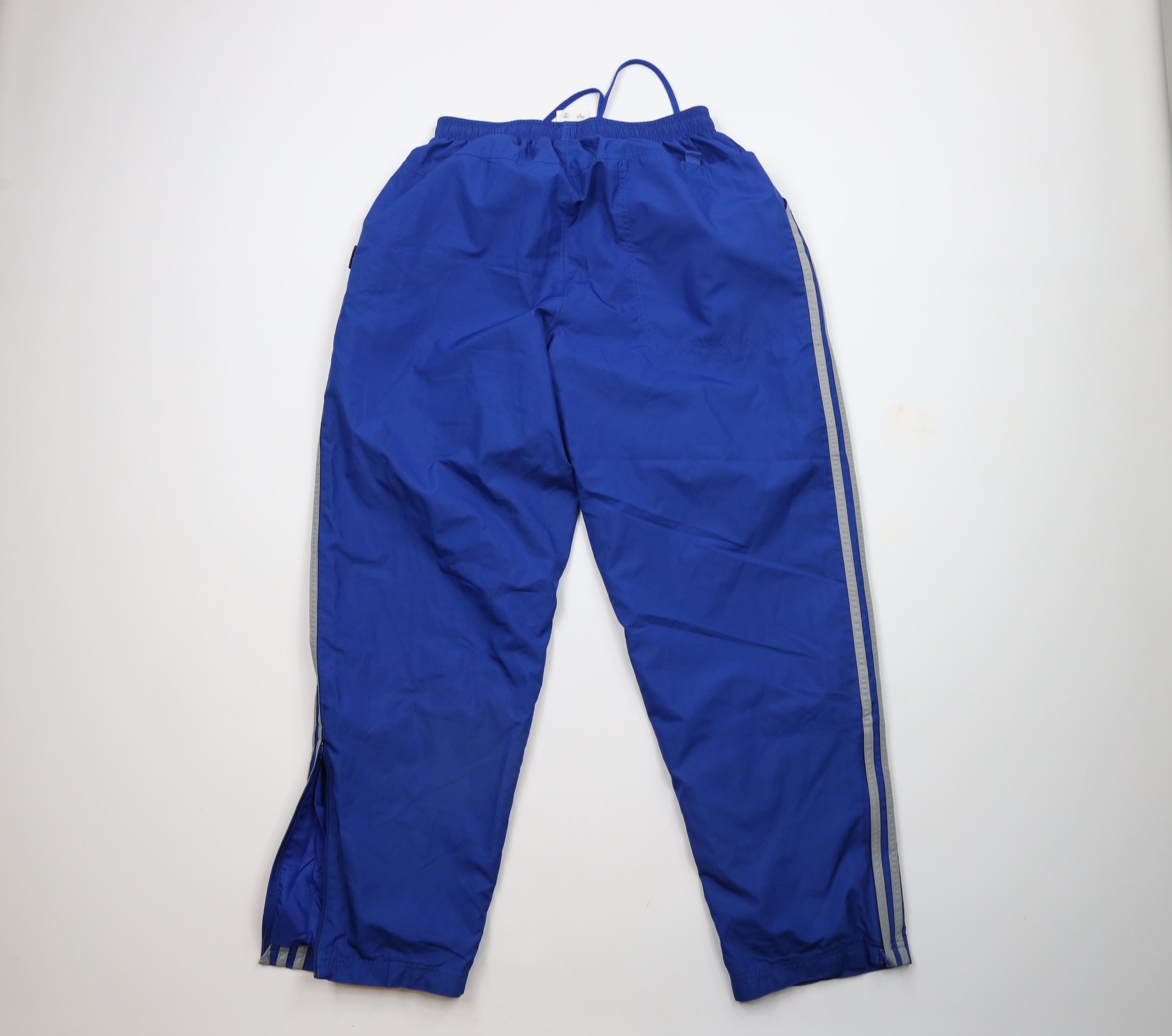 Adidas × Vintage Vintage Y2K 2001 Adidas Striped Lined Windbreaker Pants Size US 36 / EU 52 - 8 Thumbnail