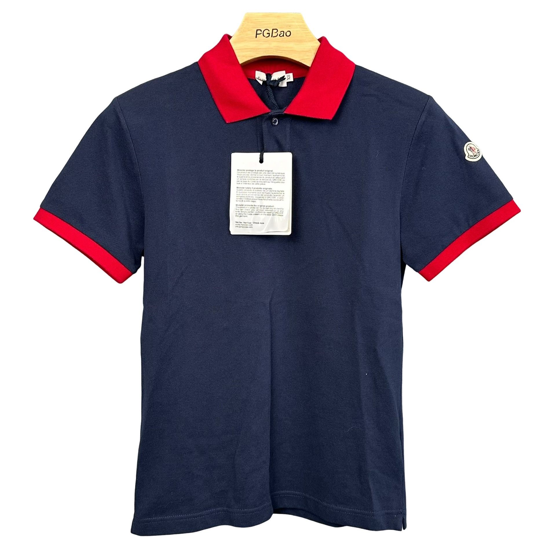 Moncler Moncler Contrast Trim Polo Shirt XS Size US XS / EU 42 / 0 - 1 Thumbnail