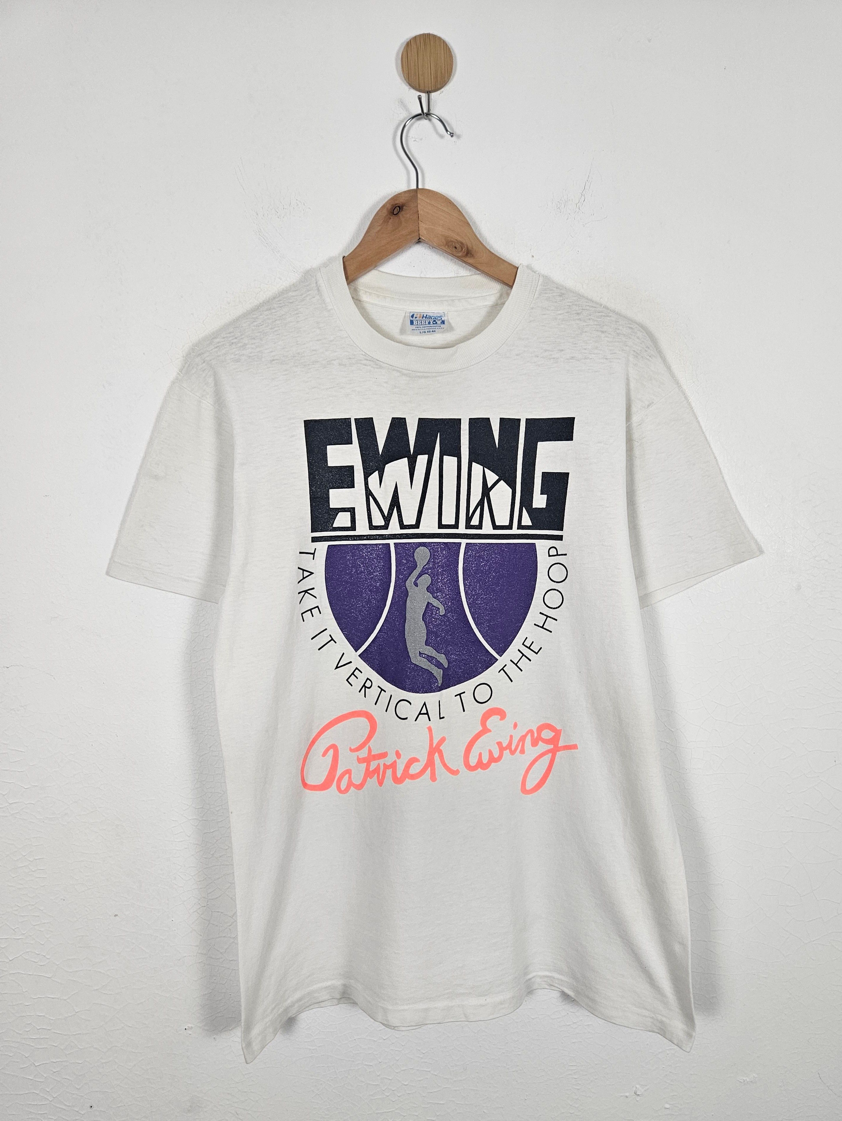 NBA Vintage 90s Patrick Ewing Shirt Size US L / EU 52-54 / 3 - 1 Thumbnail