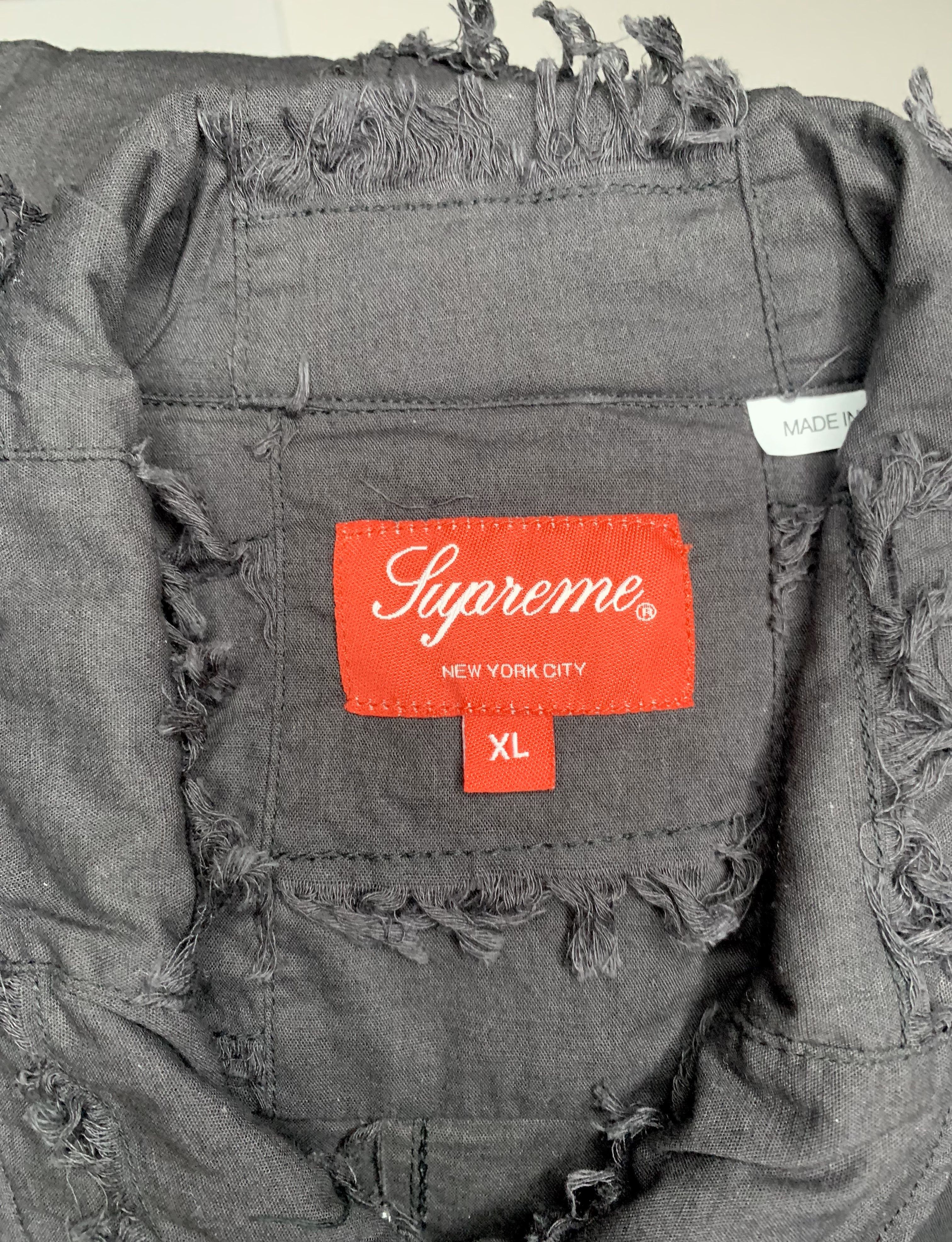 Supreme Supreme S/S23 patchwork Shirt Black XL Size US XL / EU 56 / 4 - 5 Thumbnail