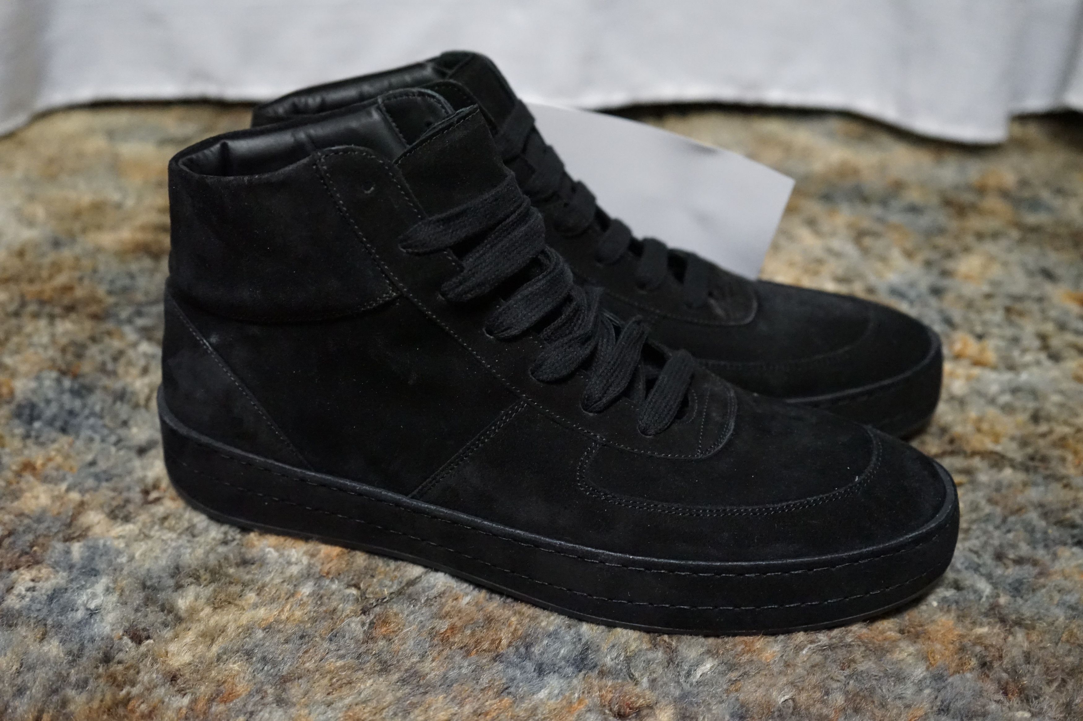 Ann Demeulemeester Black Suede Sneakers - Size 44 | Grailed