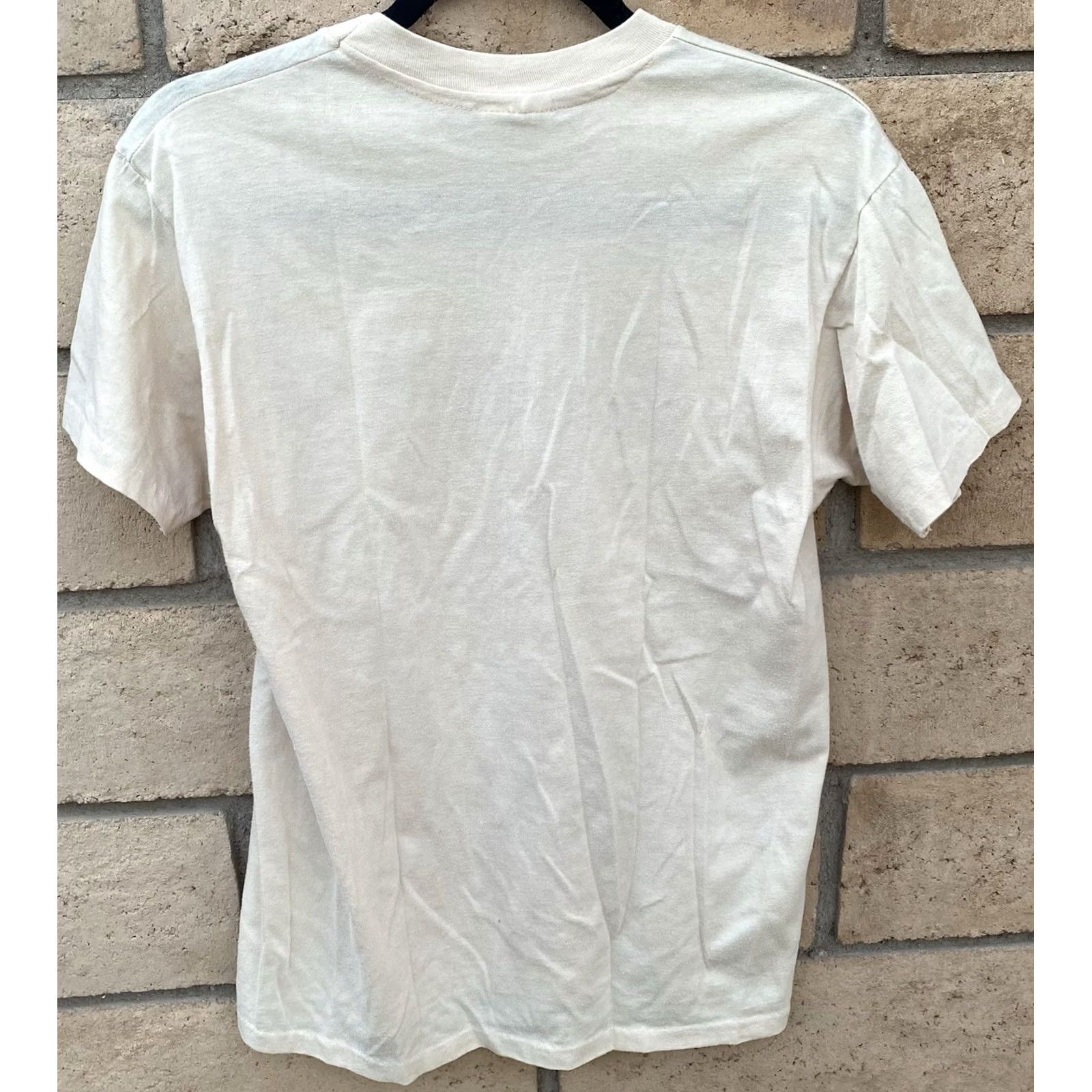 Hanes VINTAGE Hanes T-Shirt Beige 80s Nerd Graphic Print Excelan Excellence In Local Network Technology Men L Adults Short Sleeve Cotton Blend Size US L / EU 52-54 / 3 - 5 Thumbnail
