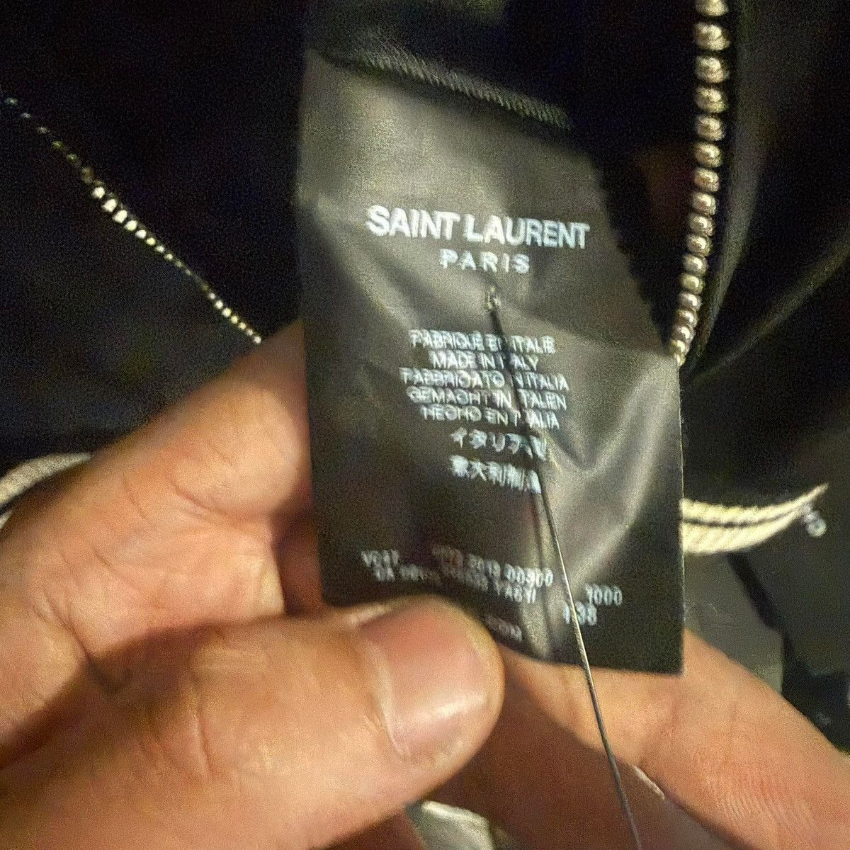 Hedi Slimane × Saint Laurent Paris HEDI SLIMANE X SAINT LAURENT BLOOD LUSTER VARSITY JACKET F38 Size S / US 4 / IT 40 - 12 Thumbnail