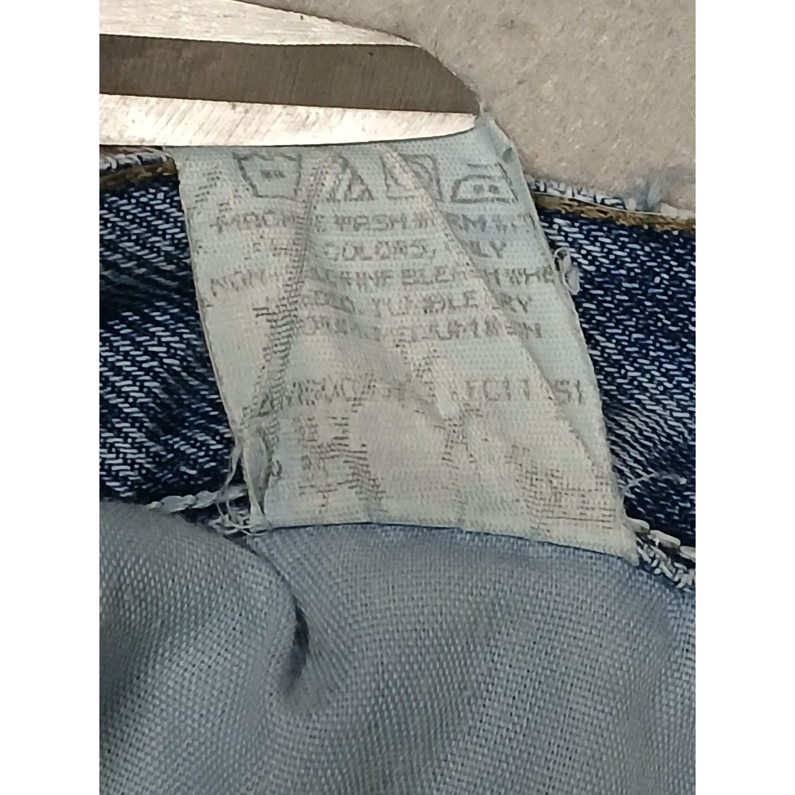 Lee Lee (10L) Vintage High Rise Tapered Leg Blue Denim Jeans Size 32" / US 10 / IT 46 - 8 Thumbnail