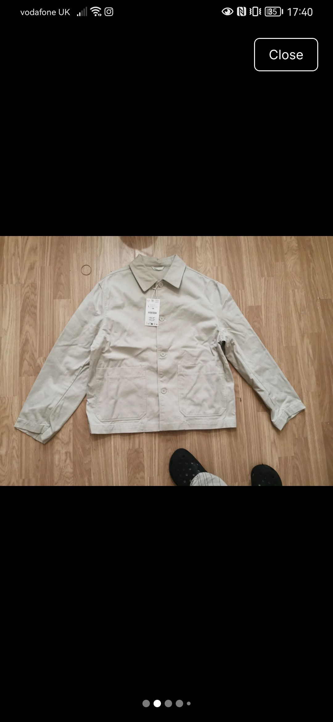 Zara Zara twill jacket size Large condition is brand new Size US L / EU 52-54 / 3 - 8 Thumbnail