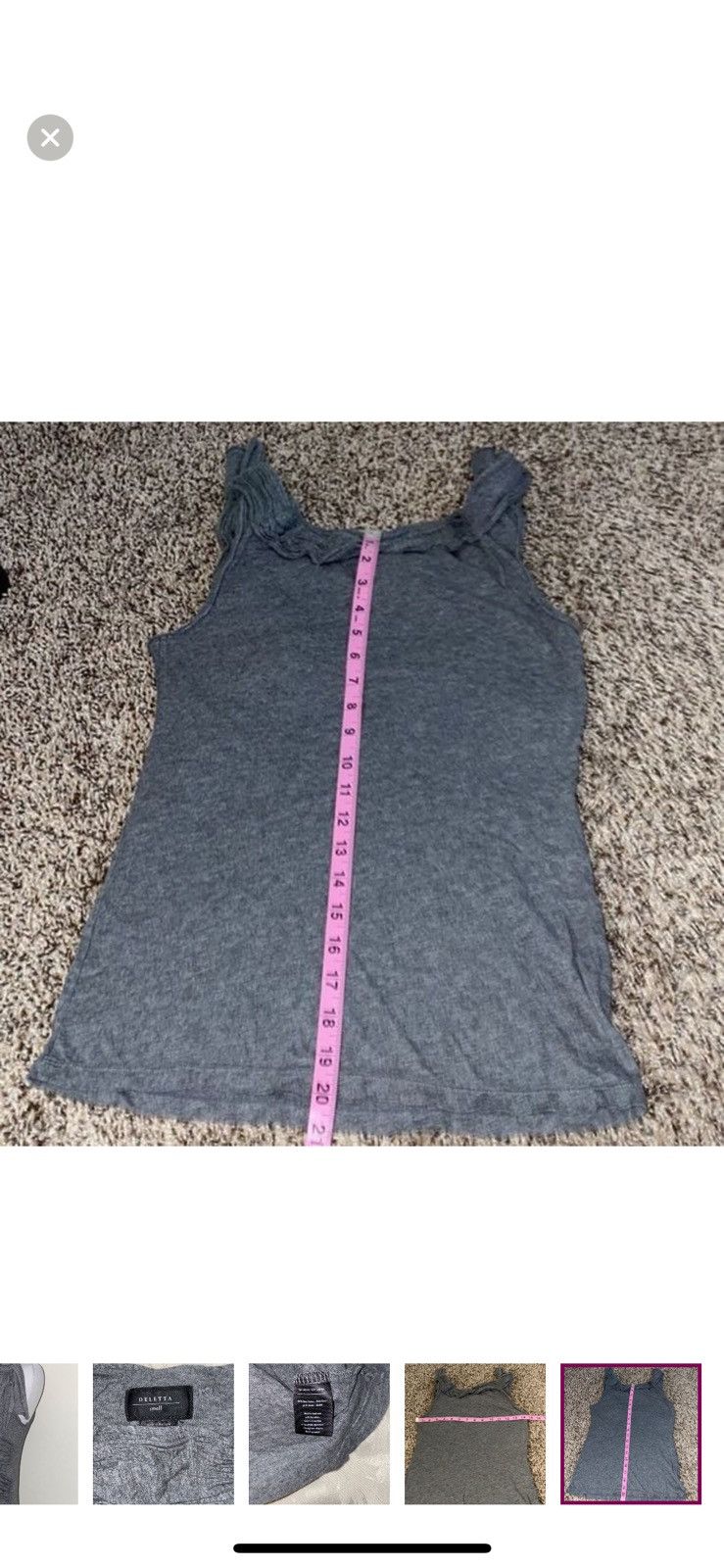Anthropologie Anthropologie deletta small knotted tank top Size S / US 4 / IT 40 - 7 Thumbnail
