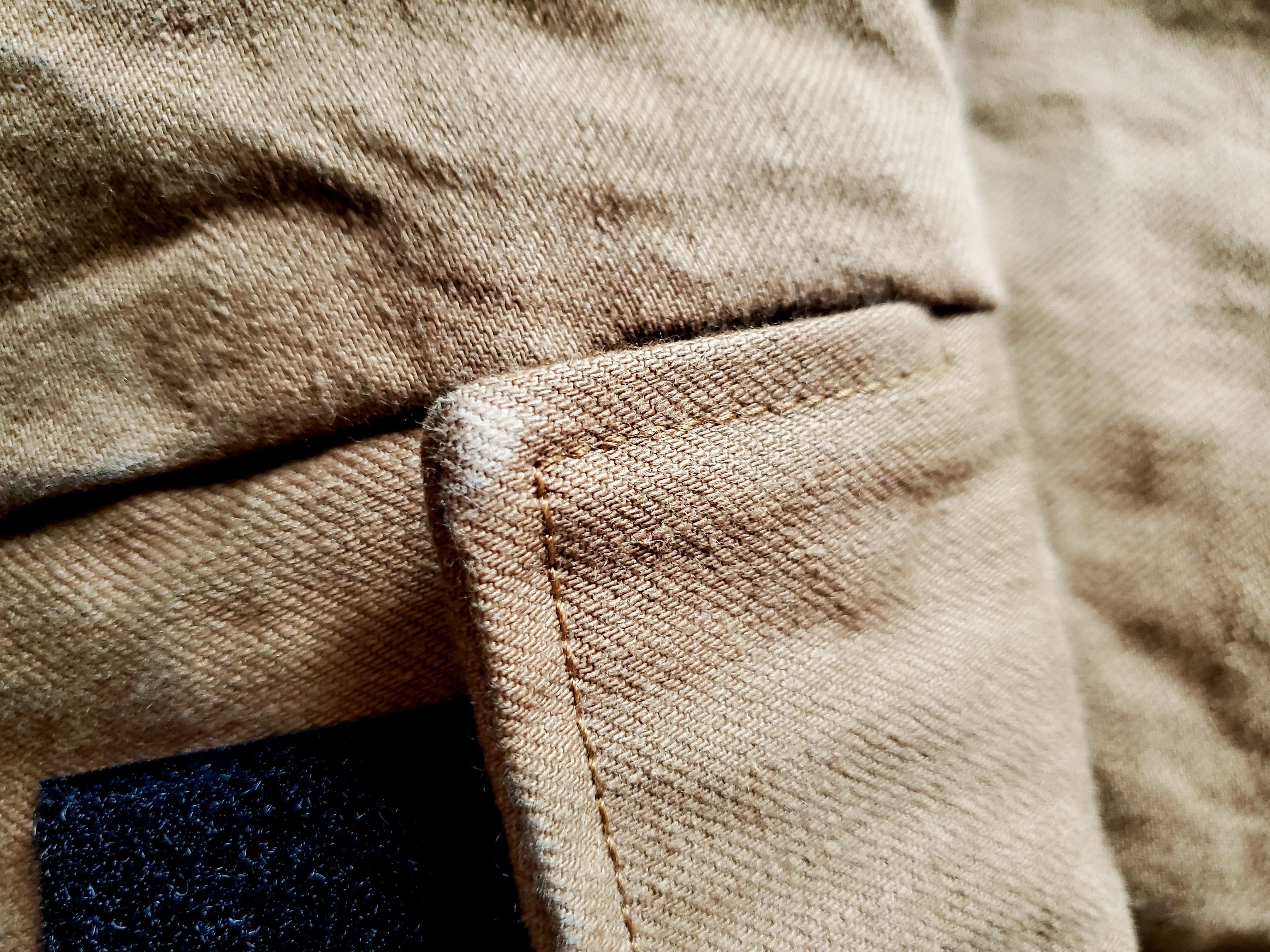 Samurai Jeans Kakishibu Horsehide Selvedge Chino Down Jacket Size US L / EU 52-54 / 3 - 22 Thumbnail
