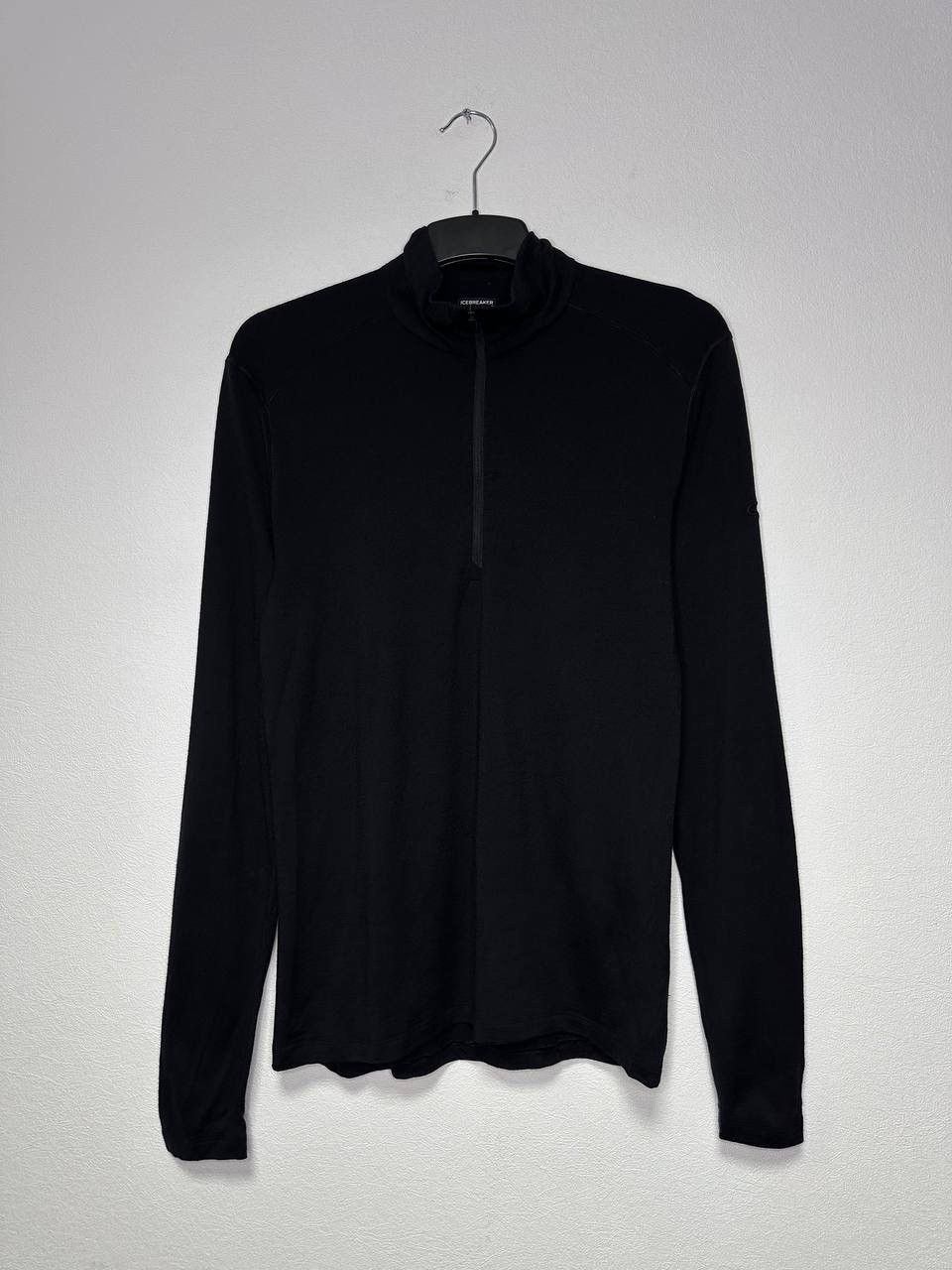 Icebreaker Icebreaker Merino 200 Oasis Thermal Zip Black Base Layer Size US M / EU 48-50 / 2 - 2 Thumbnail