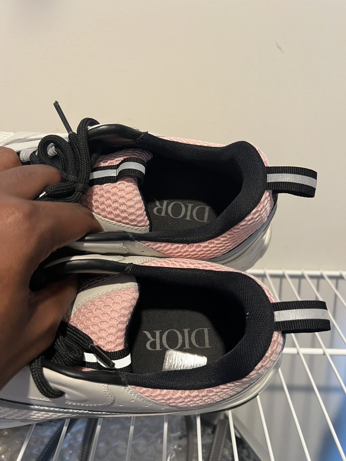 Dior Dior B22 Pale Pink Grey Size US 12 / EU 45 - 3 Thumbnail