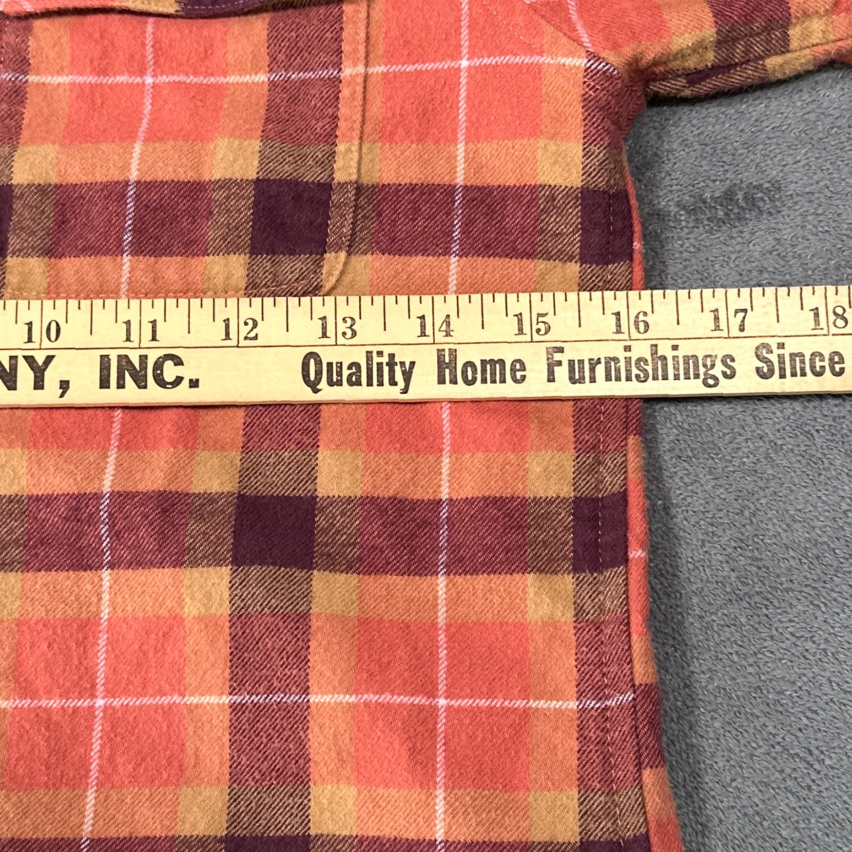 Patagonia Patagonia Fjord Shirt Womens XS Orange Plaid Midweight Organic Cotton Button-Up Long Sleeve Casual Outdoor Classic Mens? Size XS / US 0-2 / IT 36-38 - 5 Thumbnail