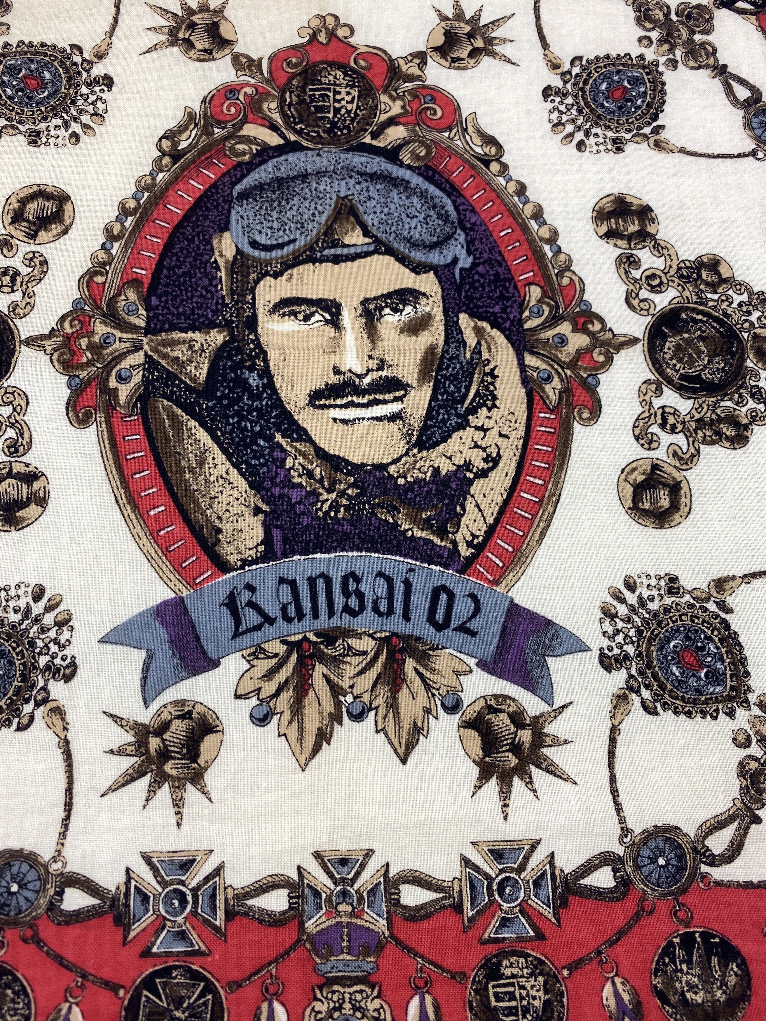 Japanese Brand × Kansai Yamamoto × Vintage Kansai Handkerchief / Bandana / Neckerchief Size ONE SIZE - 5 Thumbnail
