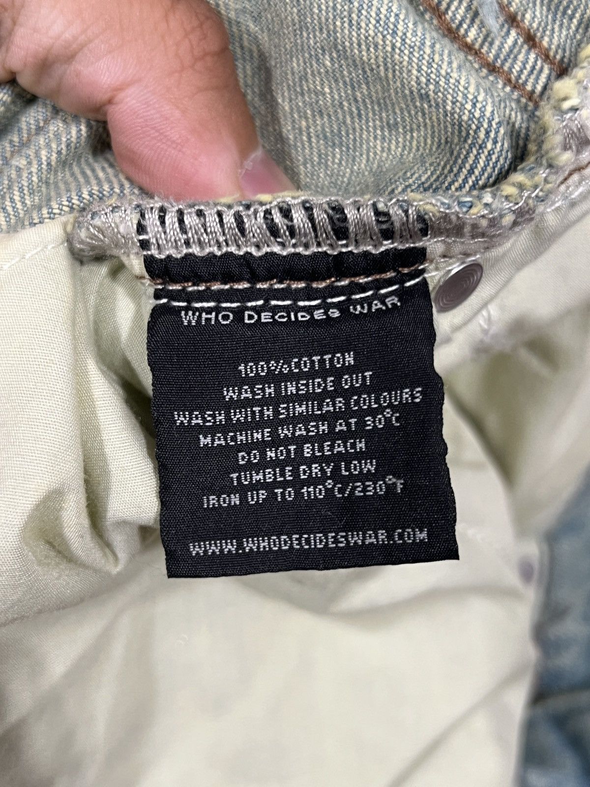 Who Decides War Who Decides War Underwater Collection Denim Size US 36 / EU 52 - 5 Thumbnail