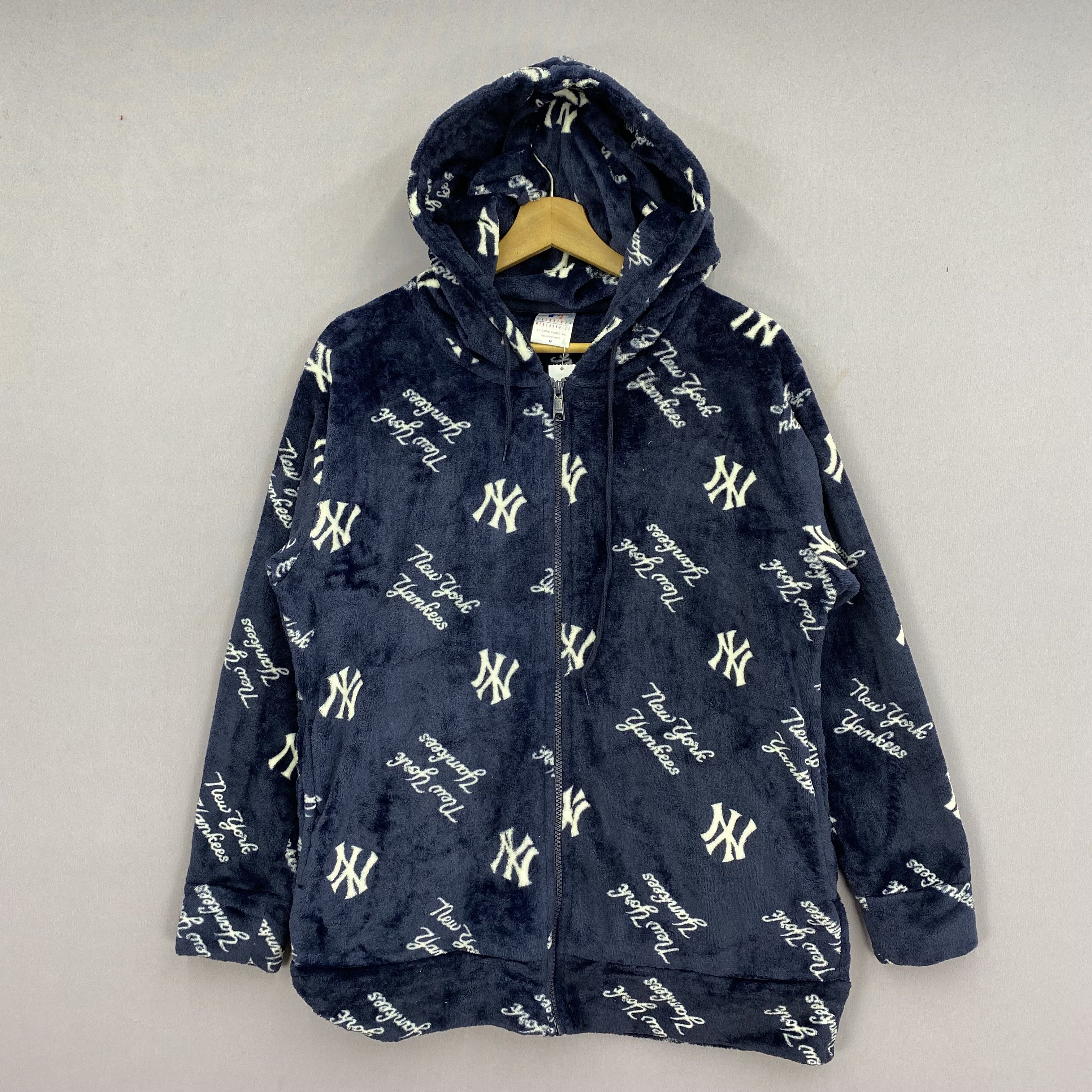 New York Yankees Vintage MLB New York Yankees Sweater Fleece Hoodie Size US S / EU 44-46 / 1 - 3 Thumbnail