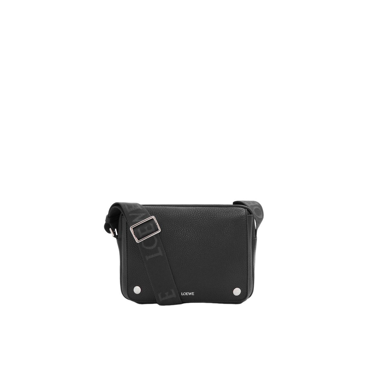 Loewe LOEWE Pebble Medium $2650 Black Grained Leather Messenger Ba Size ONE SIZE - 1 Thumbnail